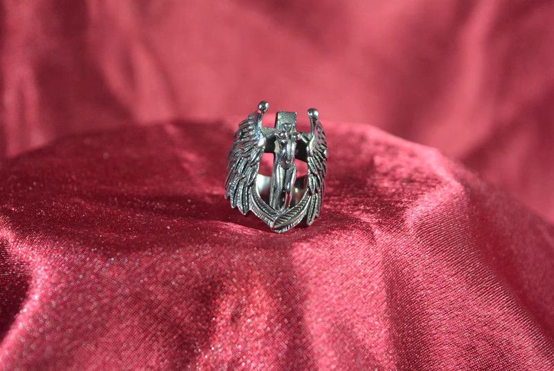Jewelry Dark Jewelry Rings Open Size Chrome Ring (Size 7-13) Size ONE SIZE - 6 Thumbnail