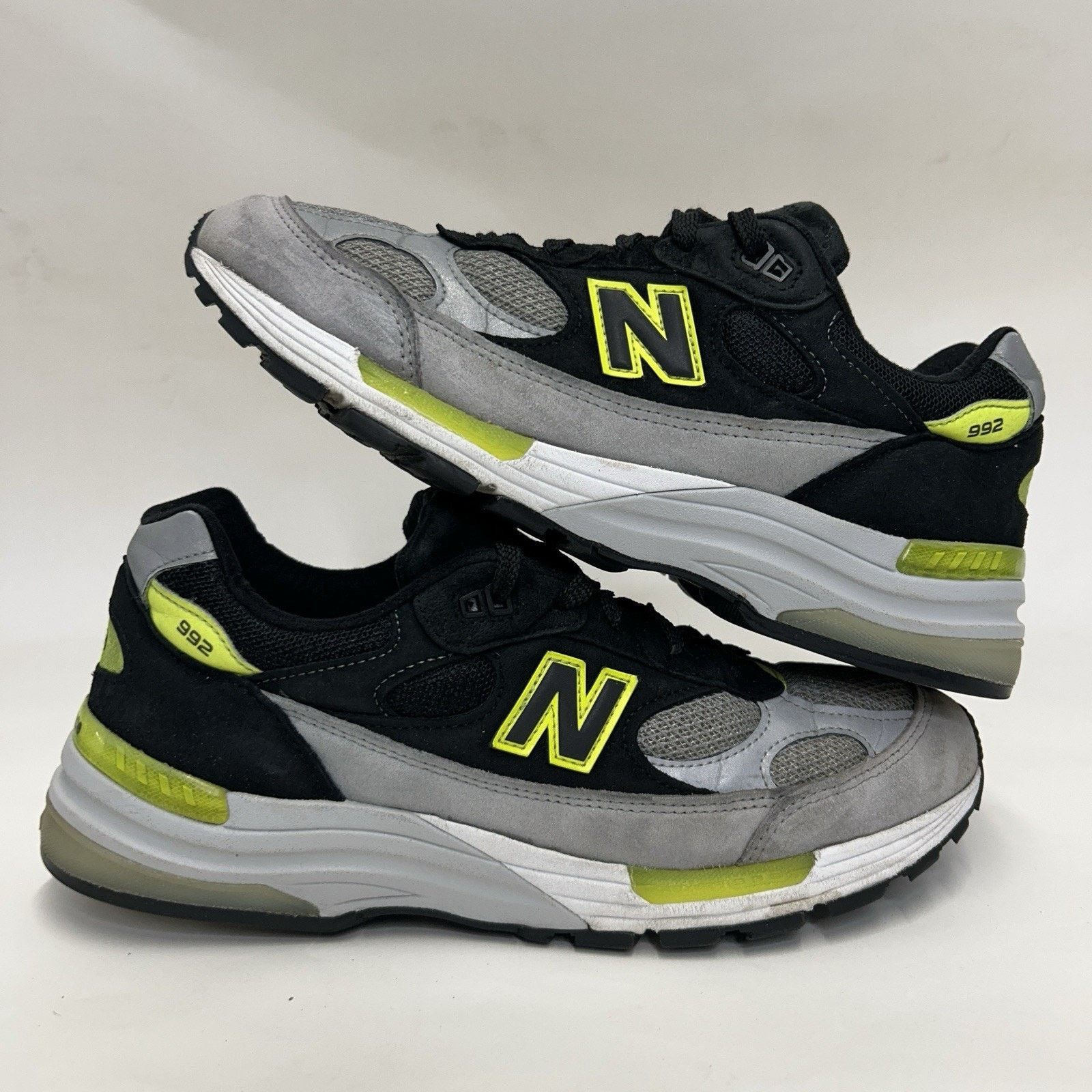New Balance New Balance 992 Made In USA “Black/Grey/Volt” M992TQ Size US 10.5 / EU 43-44 - 1 Thumbnail