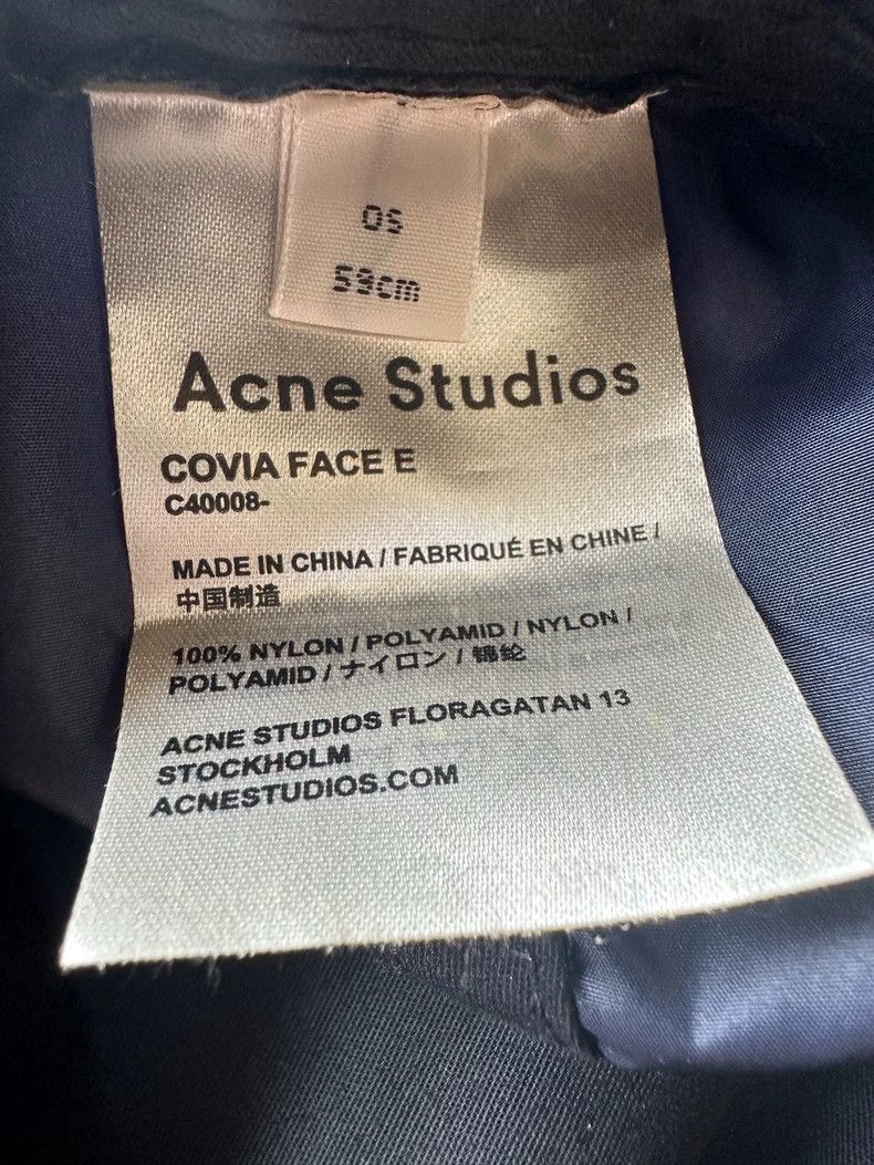 Acne Studios Acne studios Smiling Face Square Label Cap Baseball Cap Size ONE SIZE - 5 Thumbnail