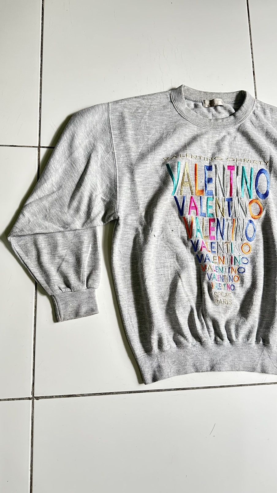 Valentino Valentino christy sport paris crewneck Size US M / EU 48-50 / 2 - 2 Thumbnail