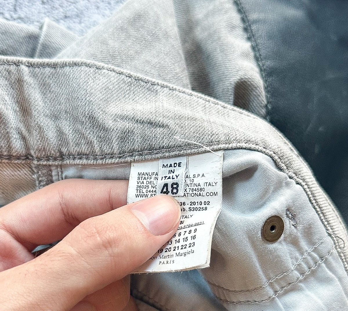 Maison Margiela Maison Margiela AW10 Leather Patch Denim Size US 33 - 5 Thumbnail