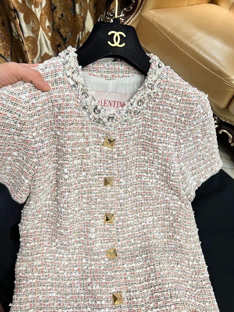 Valentino Valentino Tweed dress Size S / US 4 / IT 40 - 8 Thumbnail