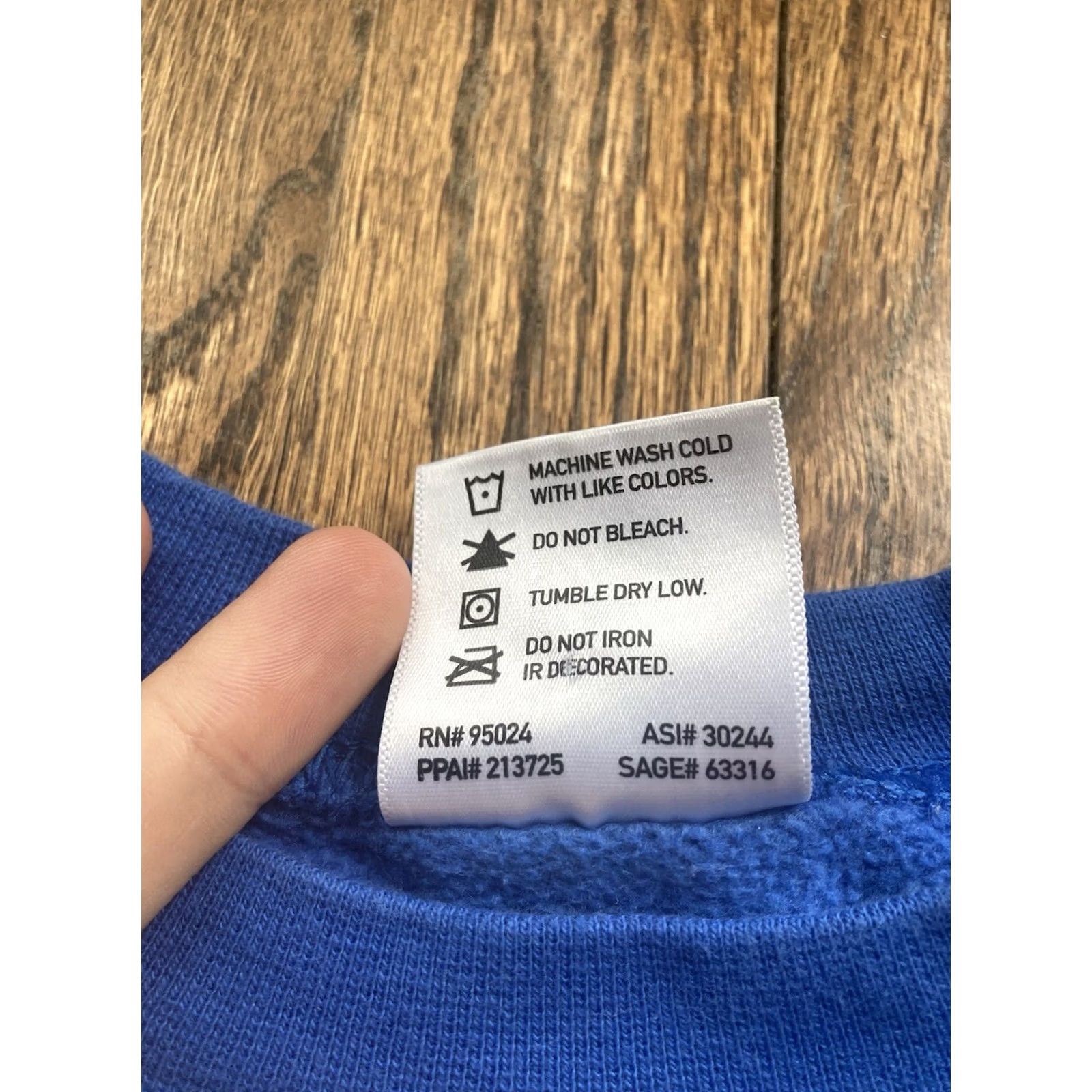 Brooks Bayside Sweatshirt Crewneck Unisex Adults S Blue Graphic Print (The Brook & The Bluff) Size US S / EU 44-46 / 1 - 5 Thumbnail