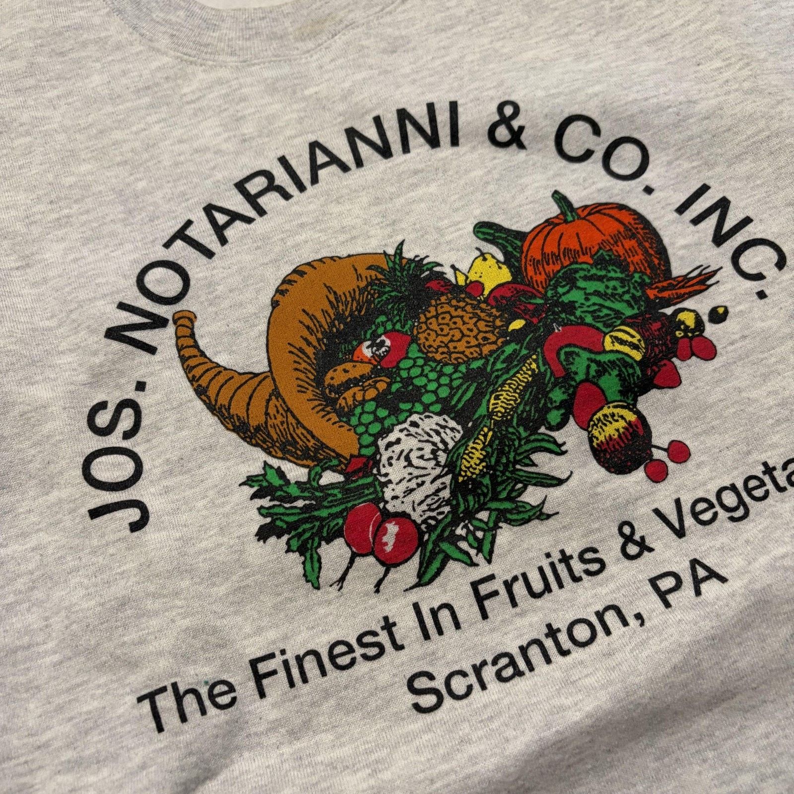 Jerzees Vtg Jos Notarianni Sweatshirt XL Jerzees Scranton PA USA 90s Size US XL / EU 56 / 4 - 4 Thumbnail