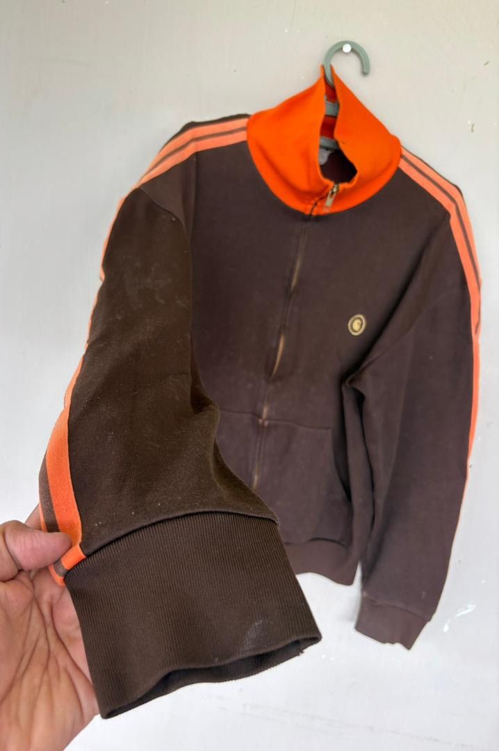 Carhartt Vtg Carhartt Stripe Sweater/Track Top Small Logo Design Size US XL / EU 56 / 4 - 2 Thumbnail