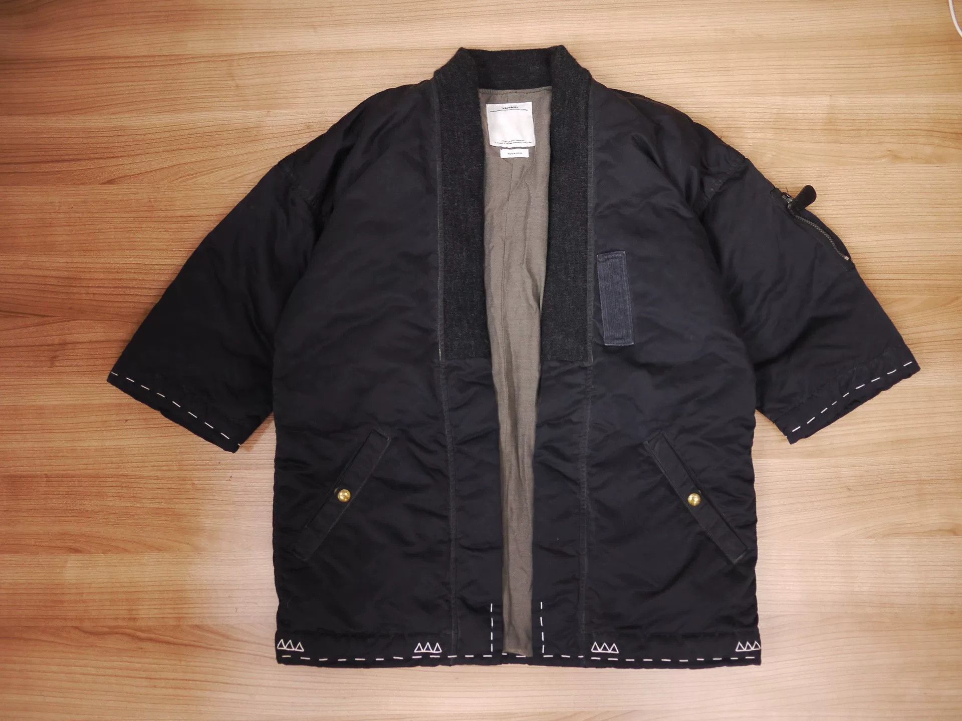 Visvim Visvim Sanjuro Kimono Down Jacket MA1 Size US M / EU 48-50 / 2 - 1 Thumbnail