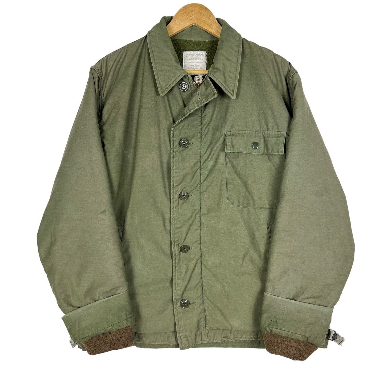 Vintage 🔥TRUE VINTAGE MILITARY NAVEDTRA N-1 DECK JACKET MADE IN USA Size US L / EU 52-54 / 3 - 10 Thumbnail