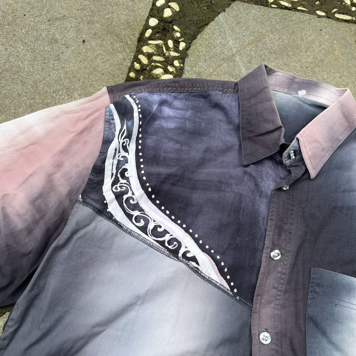 Kapital Archive-style gradient short sleeve shirt issey miyake style Size US L / EU 52-54 / 3 - 3 Thumbnail