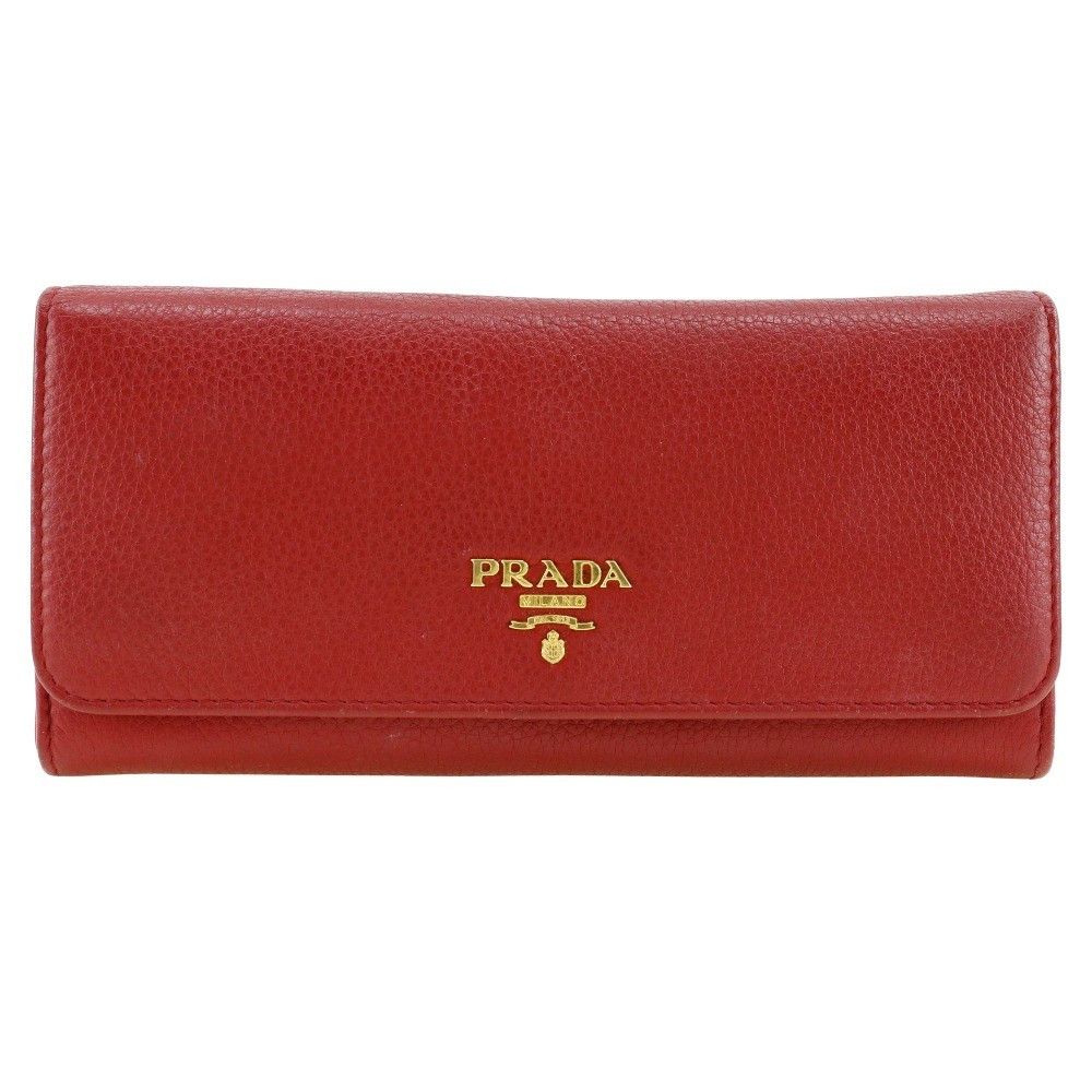 Prada Prada Continental Wallet Vitello Daino Size ONE SIZE - 1 Thumbnail
