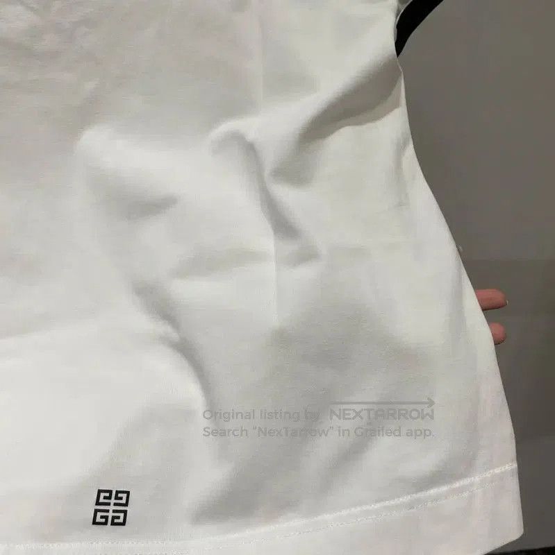 Givenchy Givenchy Women's White Cotton T-Shirt . Size L / US 10 / IT 46 - 3 Thumbnail