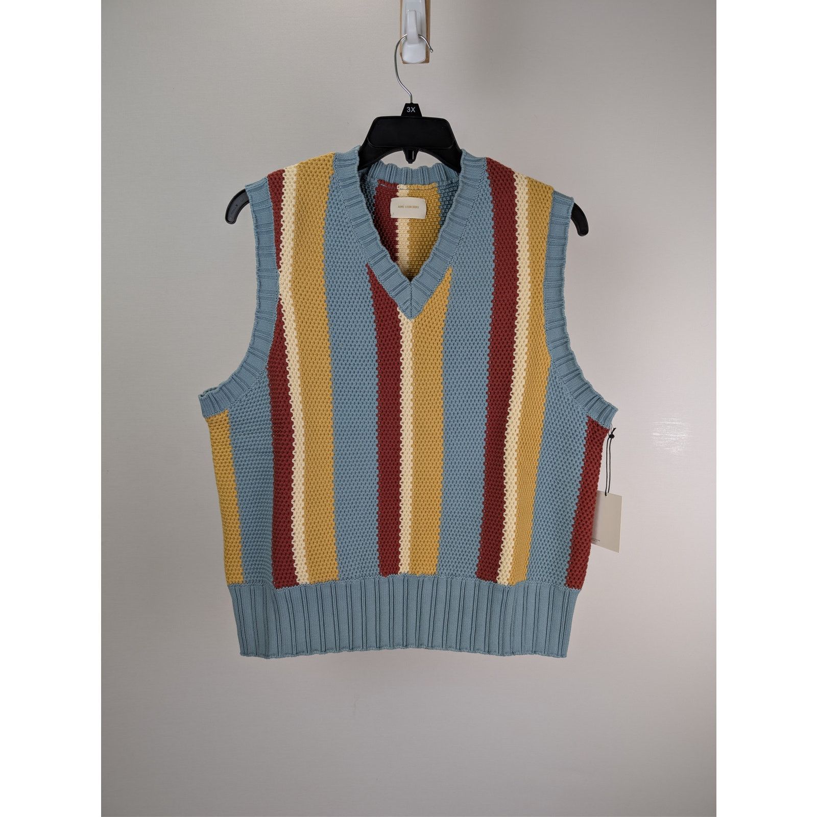 Aime Leon Dore o1rshd1 Collegaite Striped Vest in Tourmaline Size US L / EU 52-54 / 3 - 7 Thumbnail
