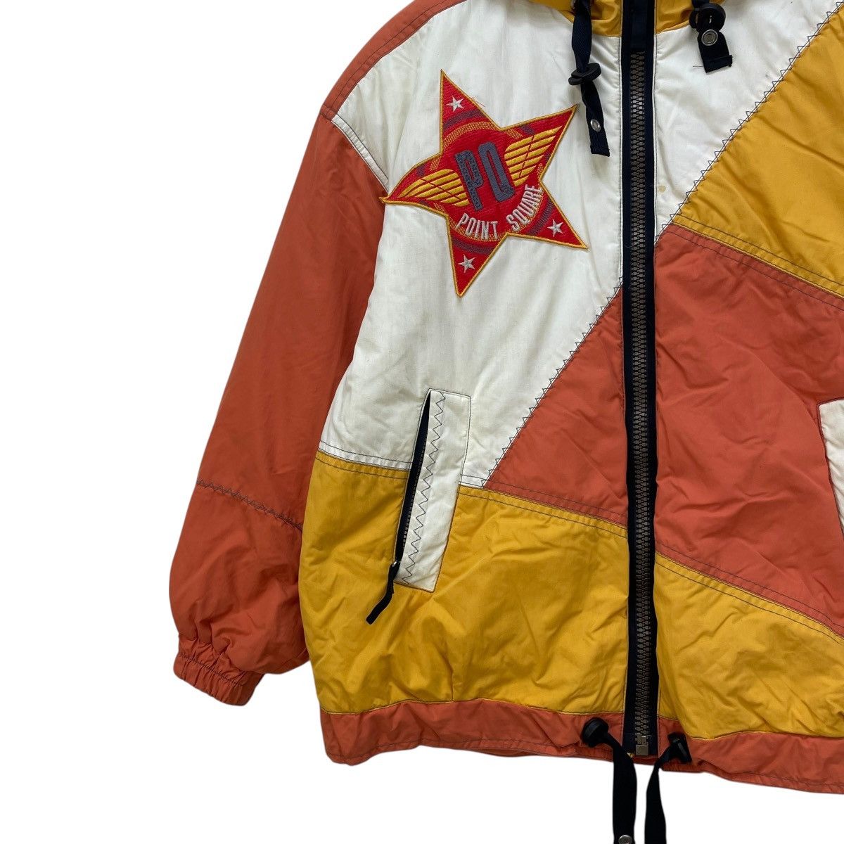 Japanese Brand 💥Japanese Brand Point Square Colour block Padded Parka Size US M / EU 48-50 / 2 - 4 Thumbnail