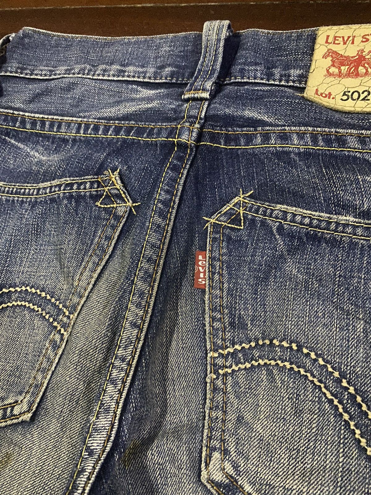 Levi's Fire 🔥 LEVIS 502 mud wash dirty distressed claw mark Size US 32 / EU 48 - 9 Thumbnail
