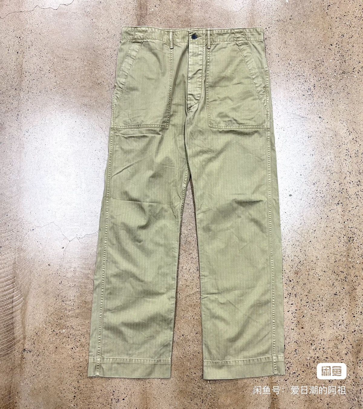 RRL Ralph Lauren RRL Double RL Herringbone Utility Trouser Size US 32 / EU 48 - 3 Thumbnail