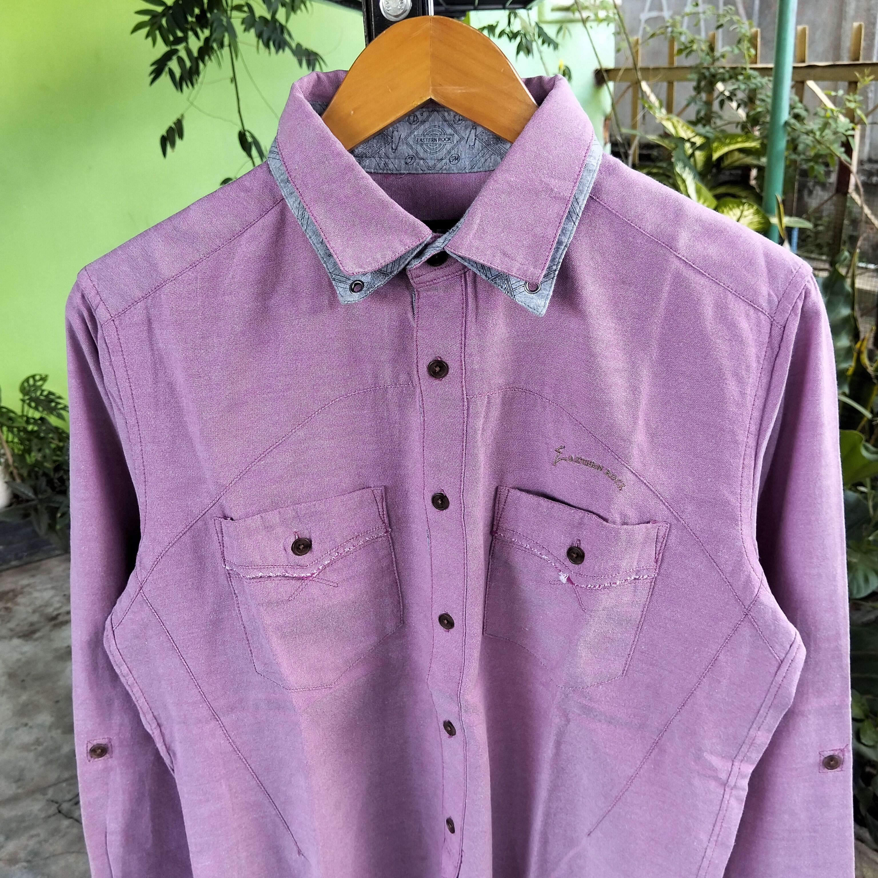 PPFM PPFM 'Eastern Rock' Button Up Long Sleeve Shirt Size US M / EU 48-50 / 2 - 2 Thumbnail