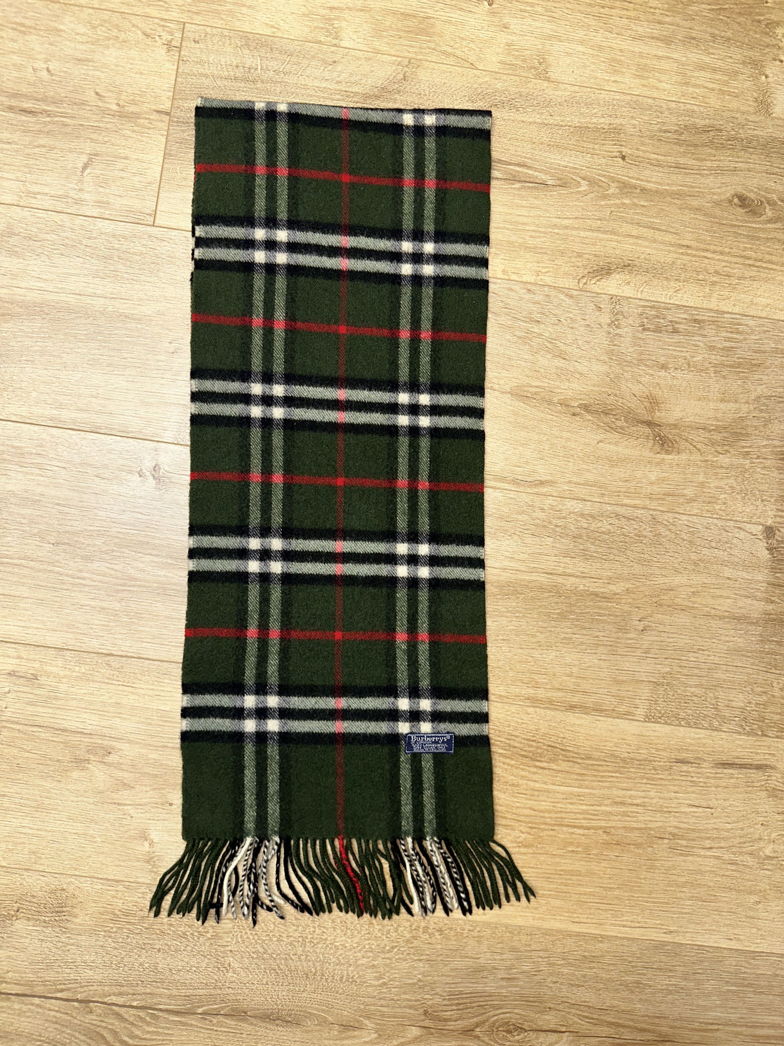 Burberry Burberrys Lambswool Nova Check Scarf England 140x27cm Size ONE SIZE - 5 Thumbnail
