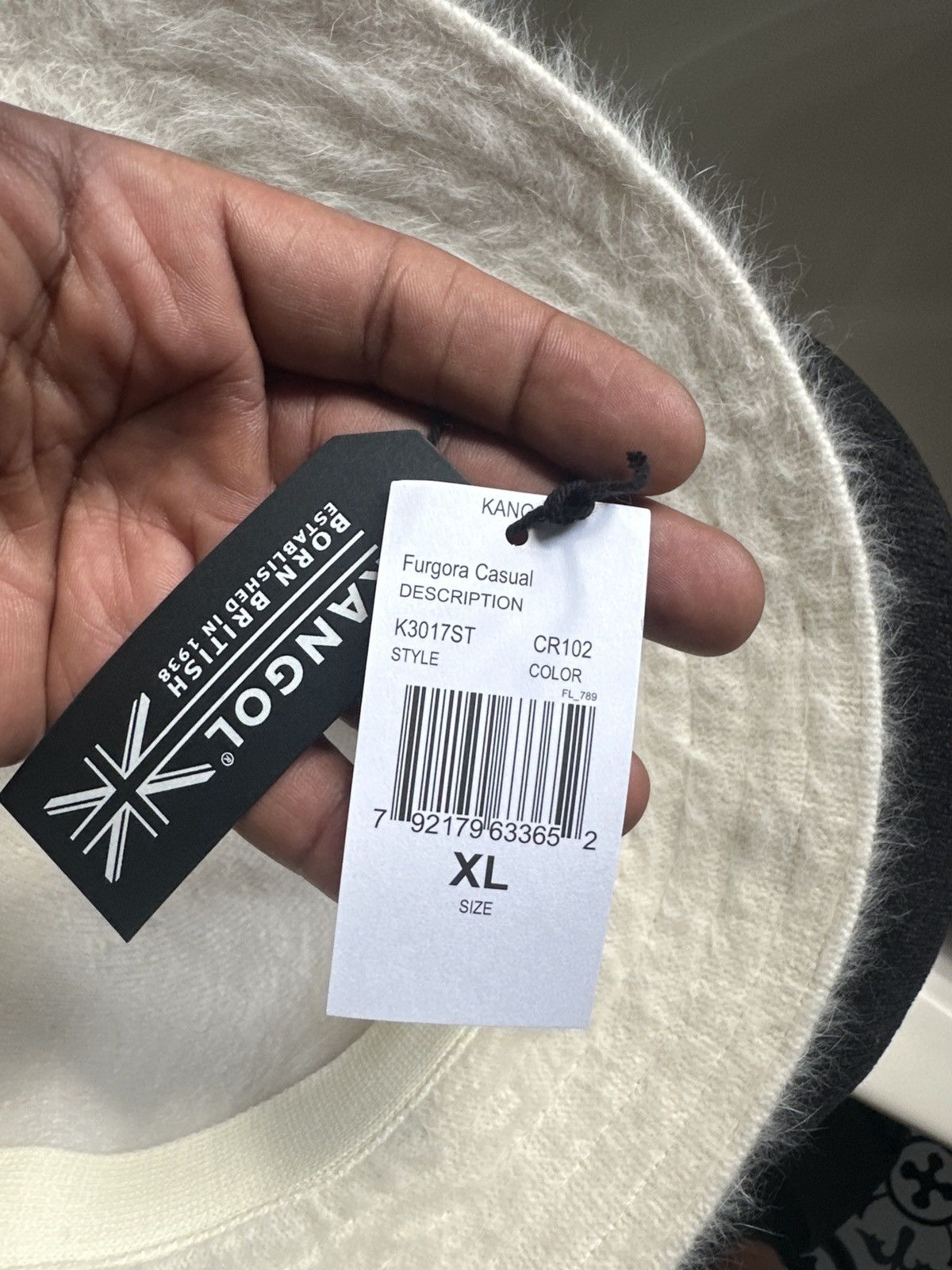 Designer × Kangol × Vintage Kangol K3017ST Fugora Causal Ivory Size ONE SIZE - 4 Thumbnail