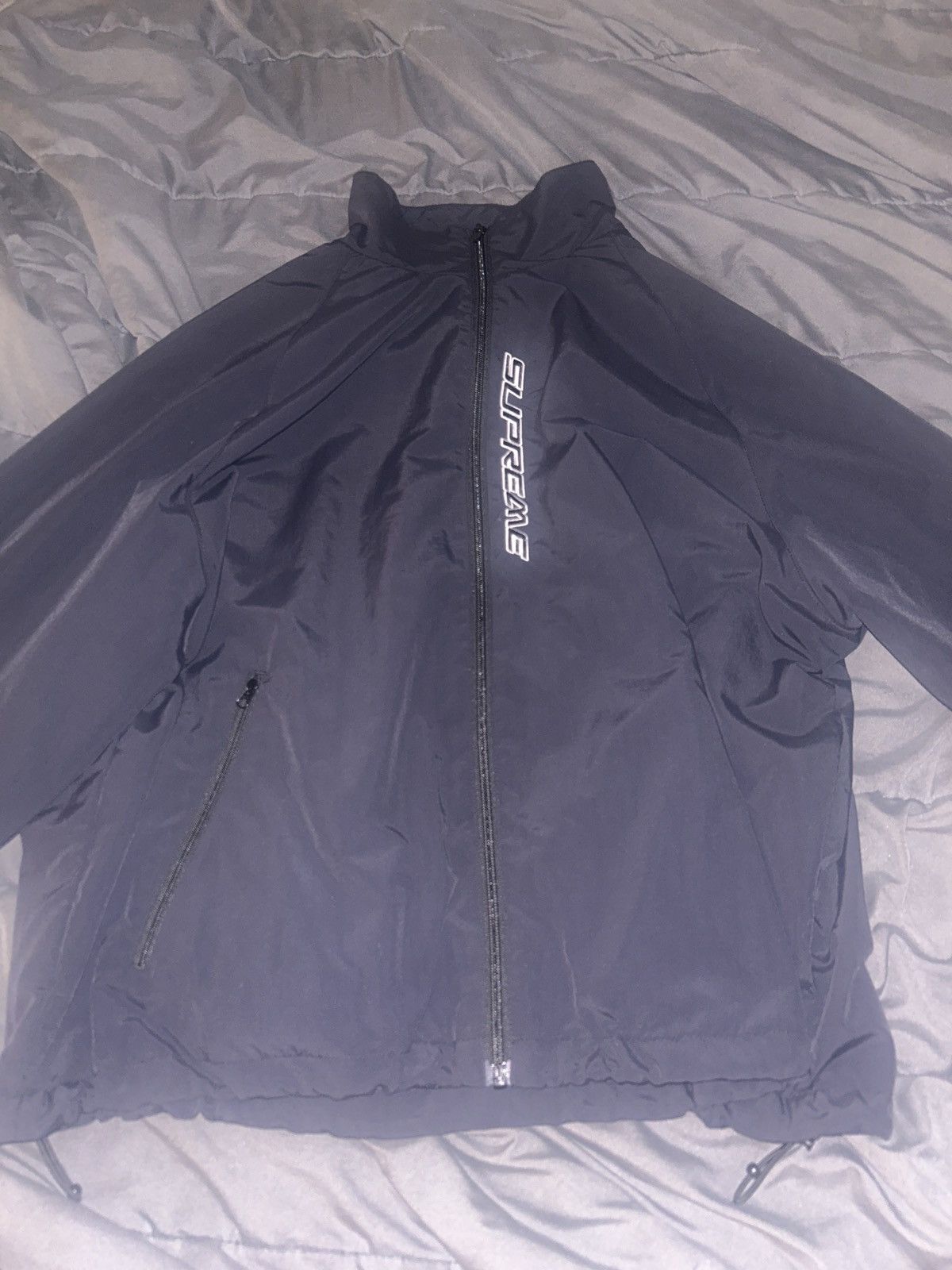 Supreme Supreme Contrast Zip Track Jacket ‘Black’ Size US M / EU 48-50 / 2 - 1 Thumbnail