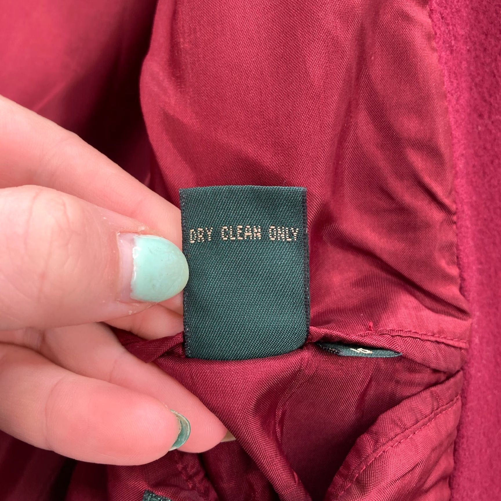 J.Crew Vintage J.Crew Blazer Jacket Women's 10 Red Wool Cashmere Blend Career Hong Kong Size L / US 10 / IT 46 - 7 Thumbnail