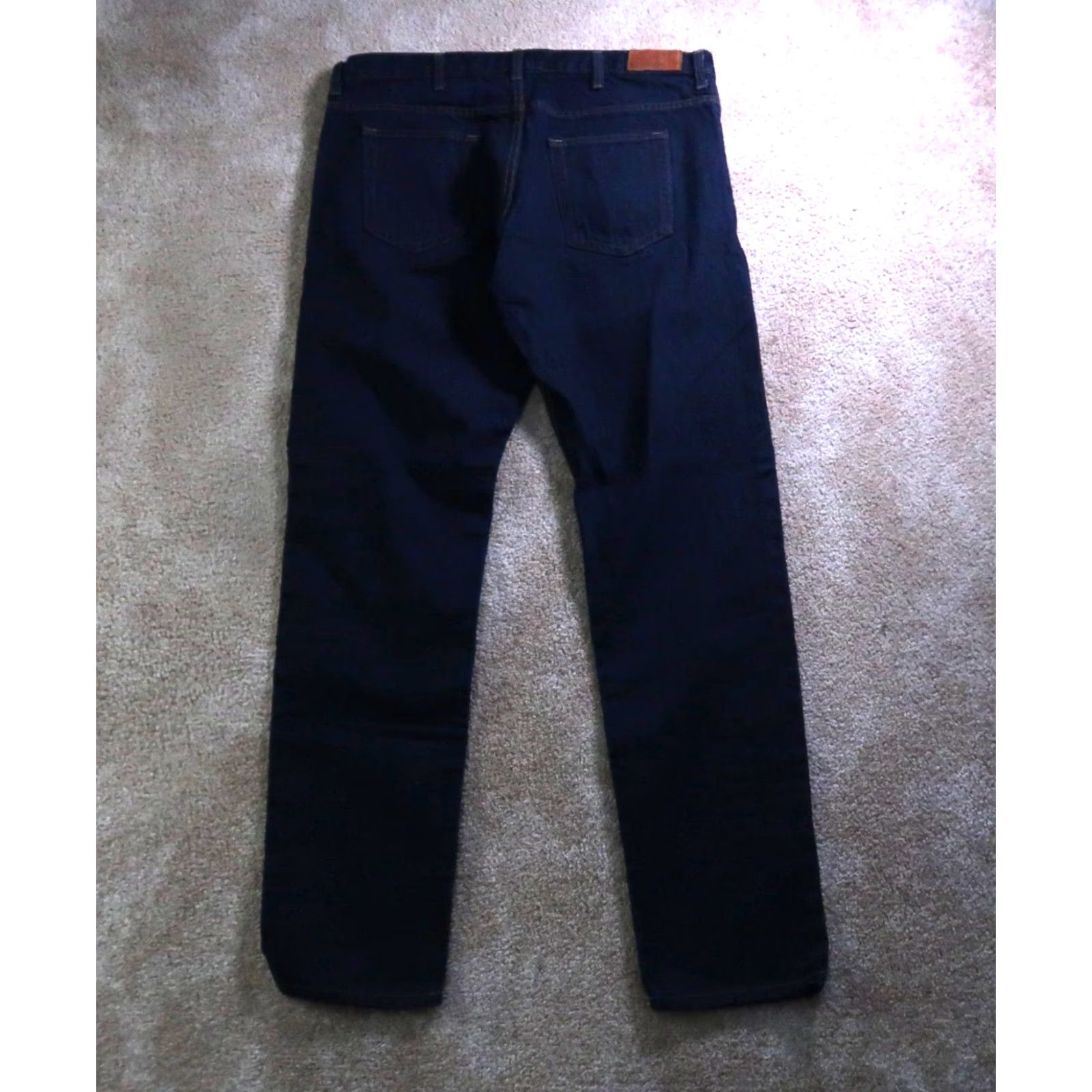 Denime Dearborn Denim Jeans Men 40x34 Blue Wash Straight Leg Stretch Denim 5-Pocket Regular Mens, USA Size US 40 / EU 56 - 7 Thumbnail