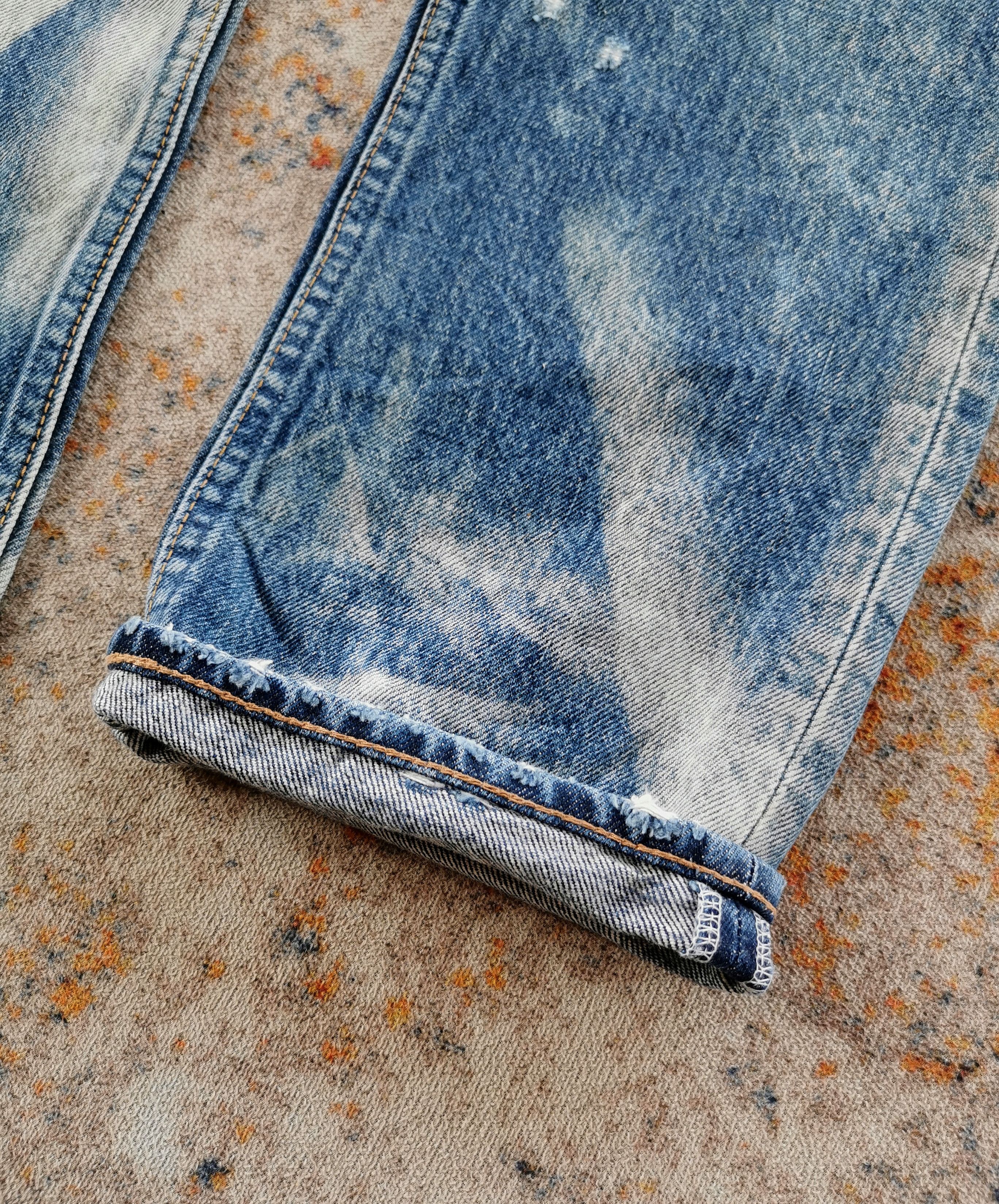 Alternative Apparel Japanese Brand R.N.A Inc Bleach Distressed Jeans Size US 30 / EU 46 - 8 Thumbnail