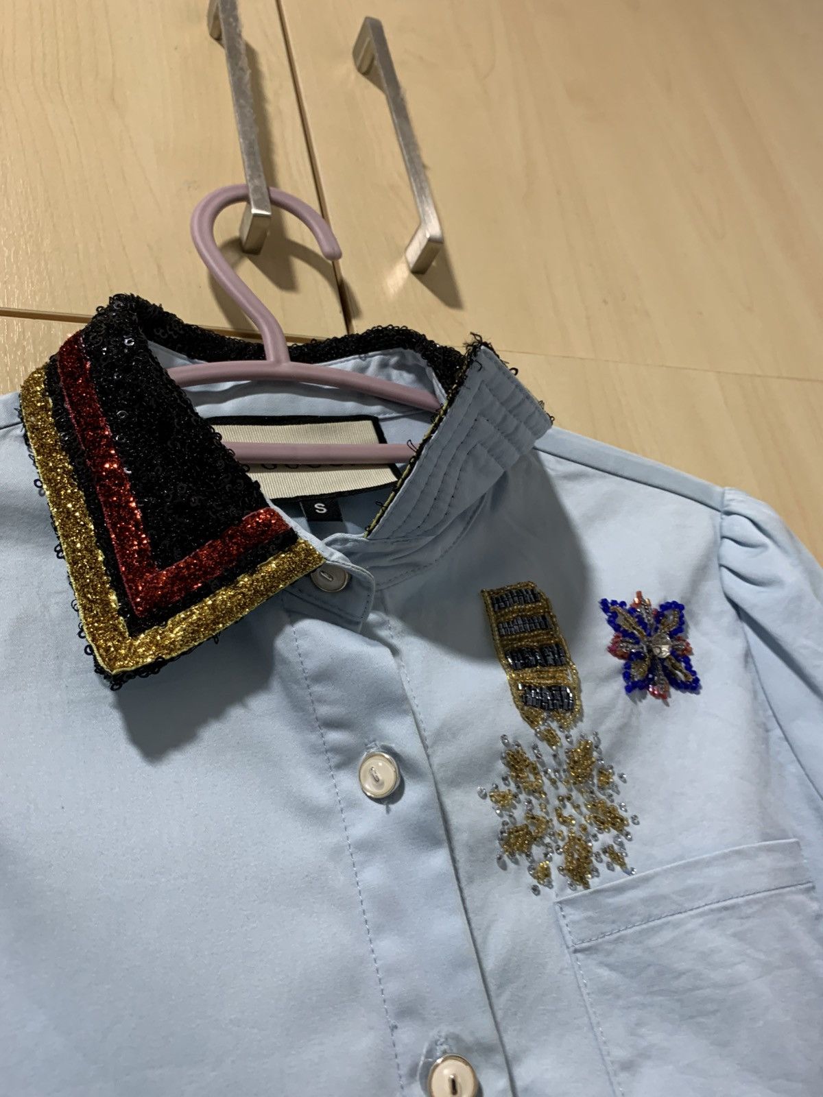 Gucci Gucci button up shirt western beads Size S / US 4 / IT 40 - 3 Thumbnail