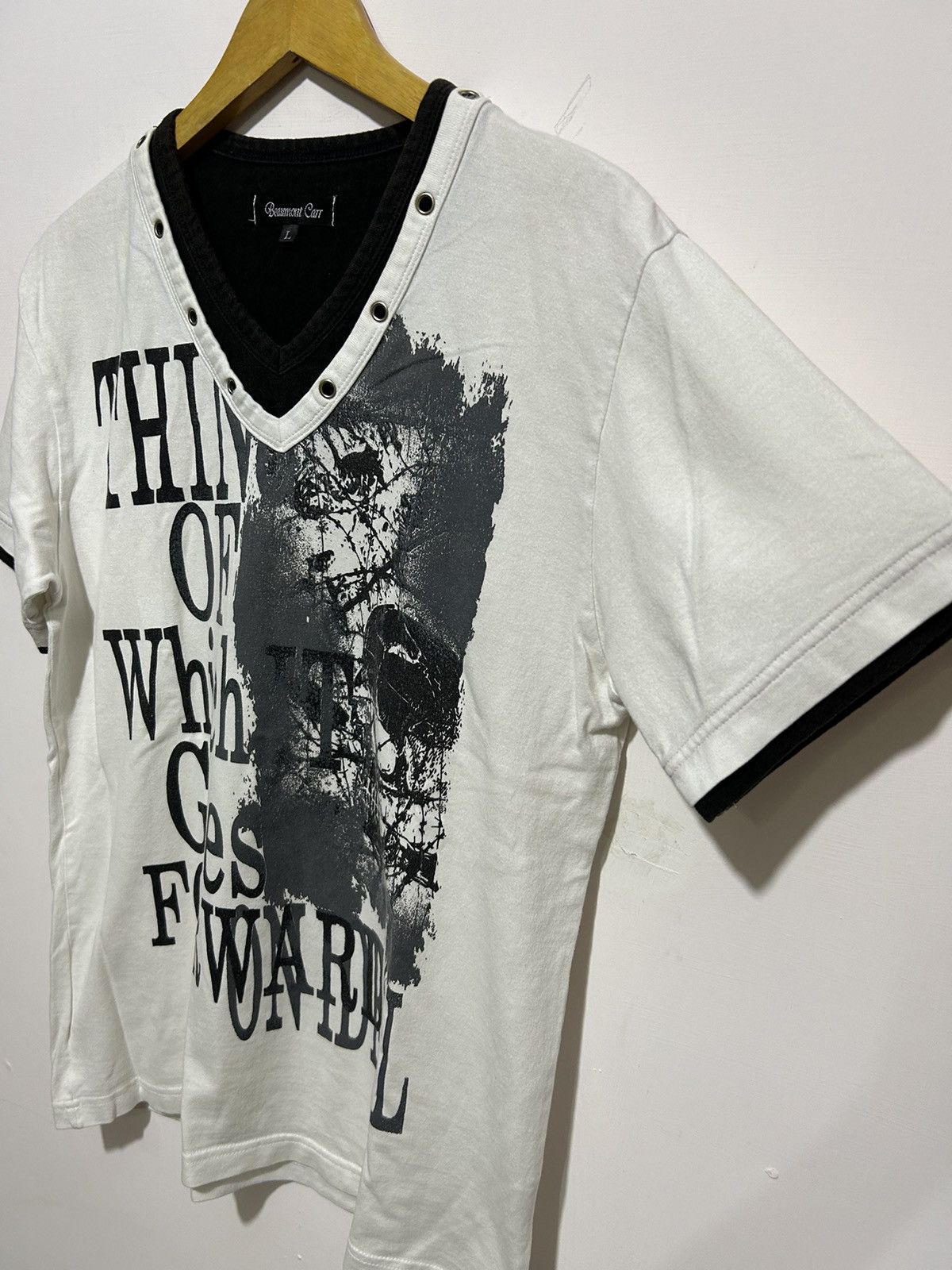 If Six Was Nine × Japanese Brand × Le Grande Bleu (L.G.B.) 💸BINDINGOFFER💸Beaumont Carr Skull Gothic lgb ifsixwasnine Size US L / EU 52-54 / 3 - 4 Thumbnail