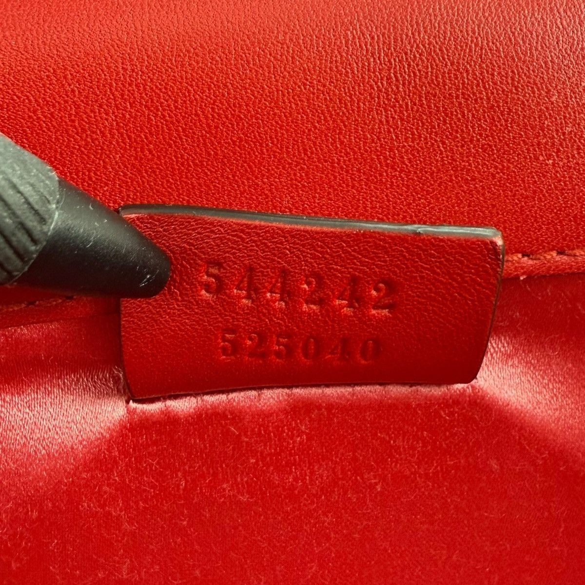 Gucci Gucci Red Velour G Rhinestone Shoulder Bag Size ONE SIZE - 10 Thumbnail