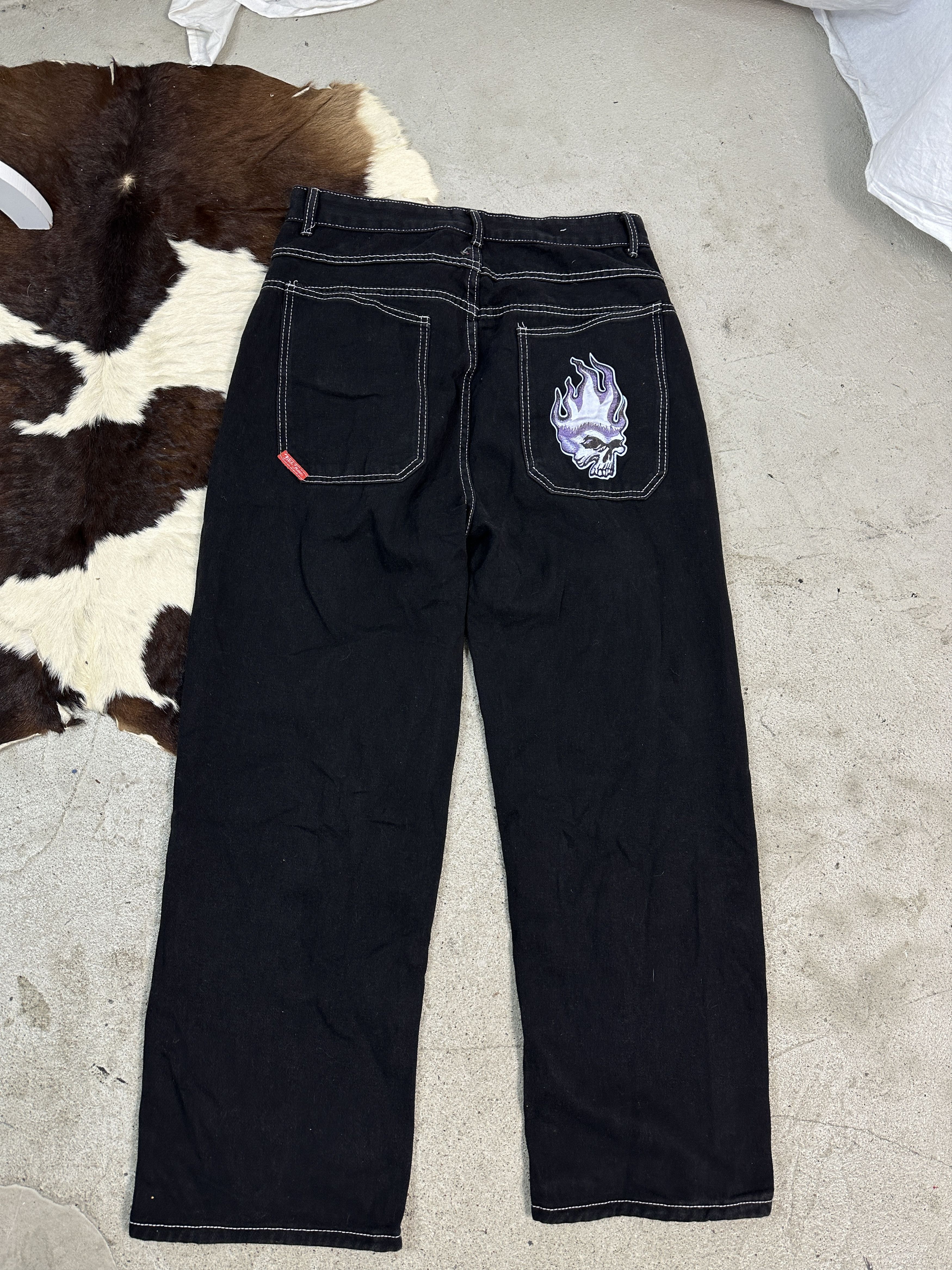 Vintage Skull Vintage Baggy Y2K Jeans Size US 40 / EU 56 - 1 Thumbnail
