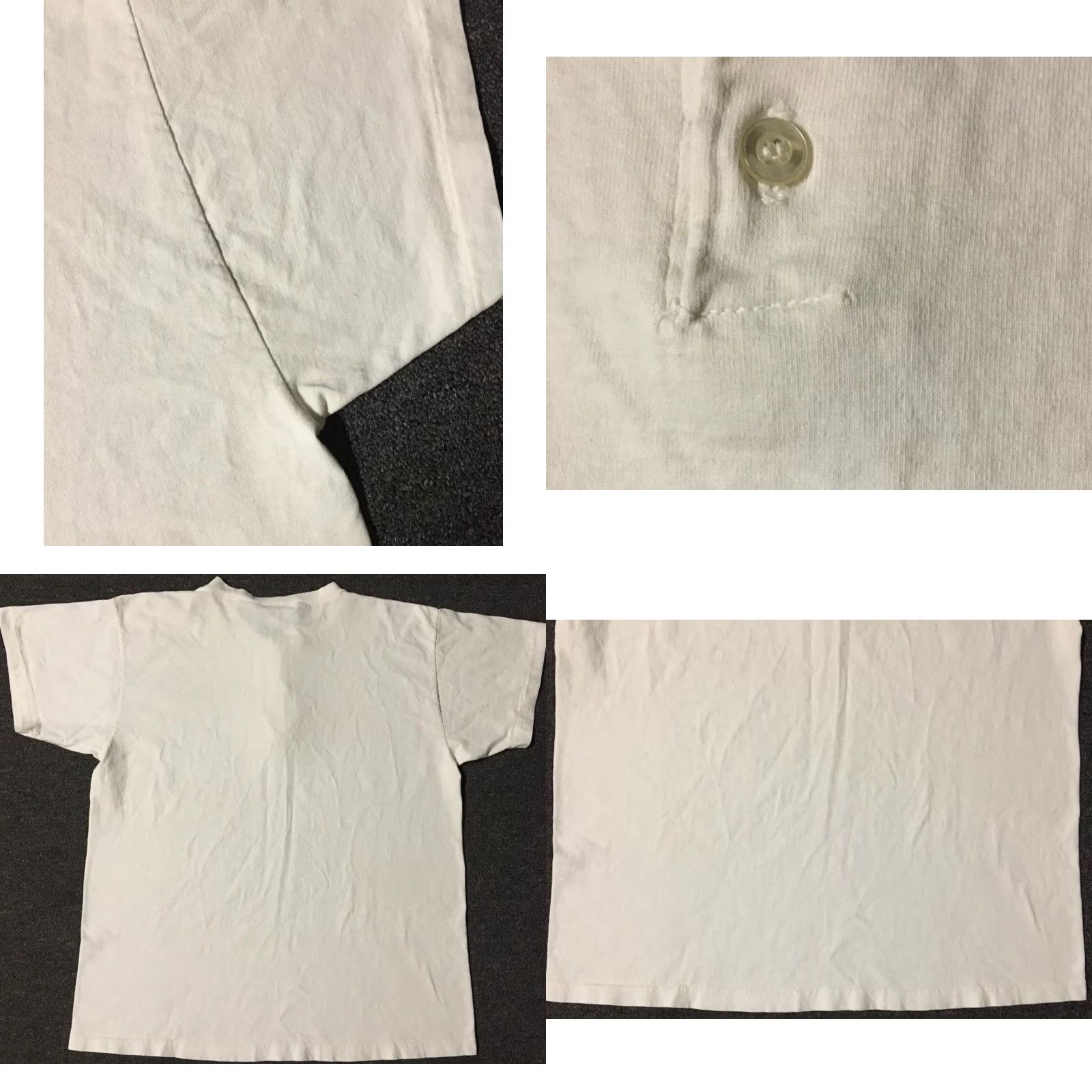 Disney VINTAGE 90s Mickey Mouse Walt Disney World Faded Henley Shirt L USA Cartoon TV Grunge 80s Size US L / EU 52-54 / 3 - 8 Thumbnail