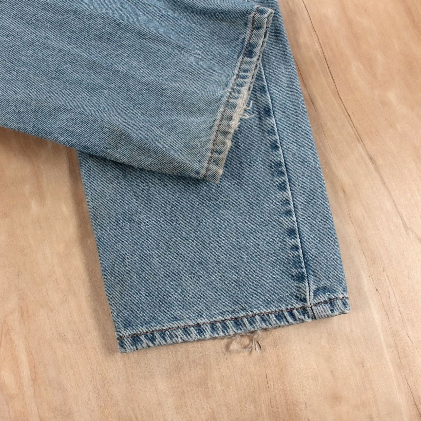 Levi's Levi's 505 Jeans Straight Leg Blue Denim Workwear 38x30 Mens Size US 38 / EU 54 - 7 Thumbnail