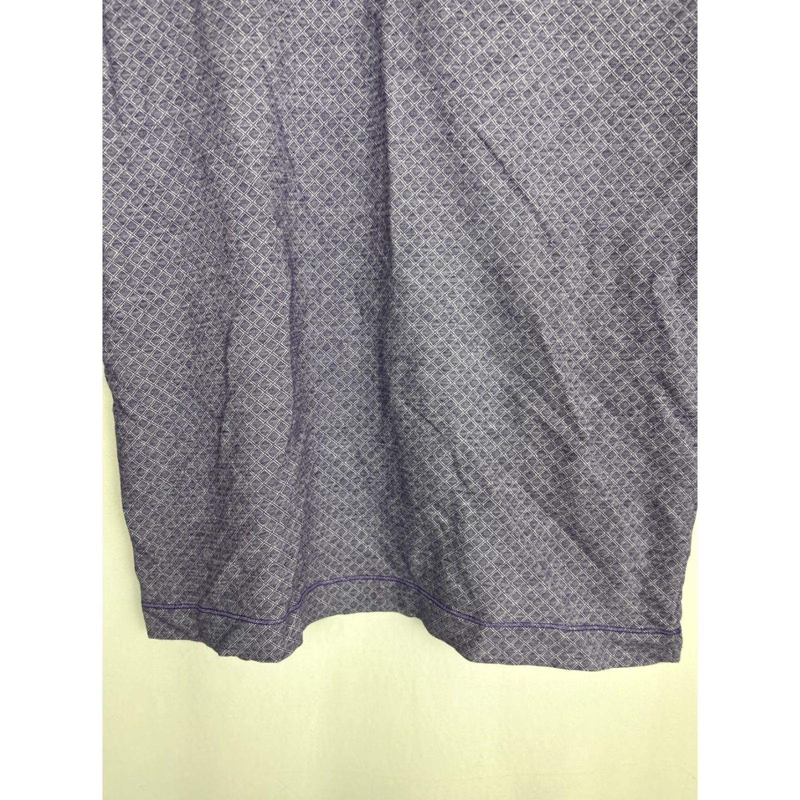Robert Graham Robert Graham Mens Polo Long Sleeve Shirt Classic Fit Geometric Purple M Size US M / EU 48-50 / 2 - 5 Thumbnail