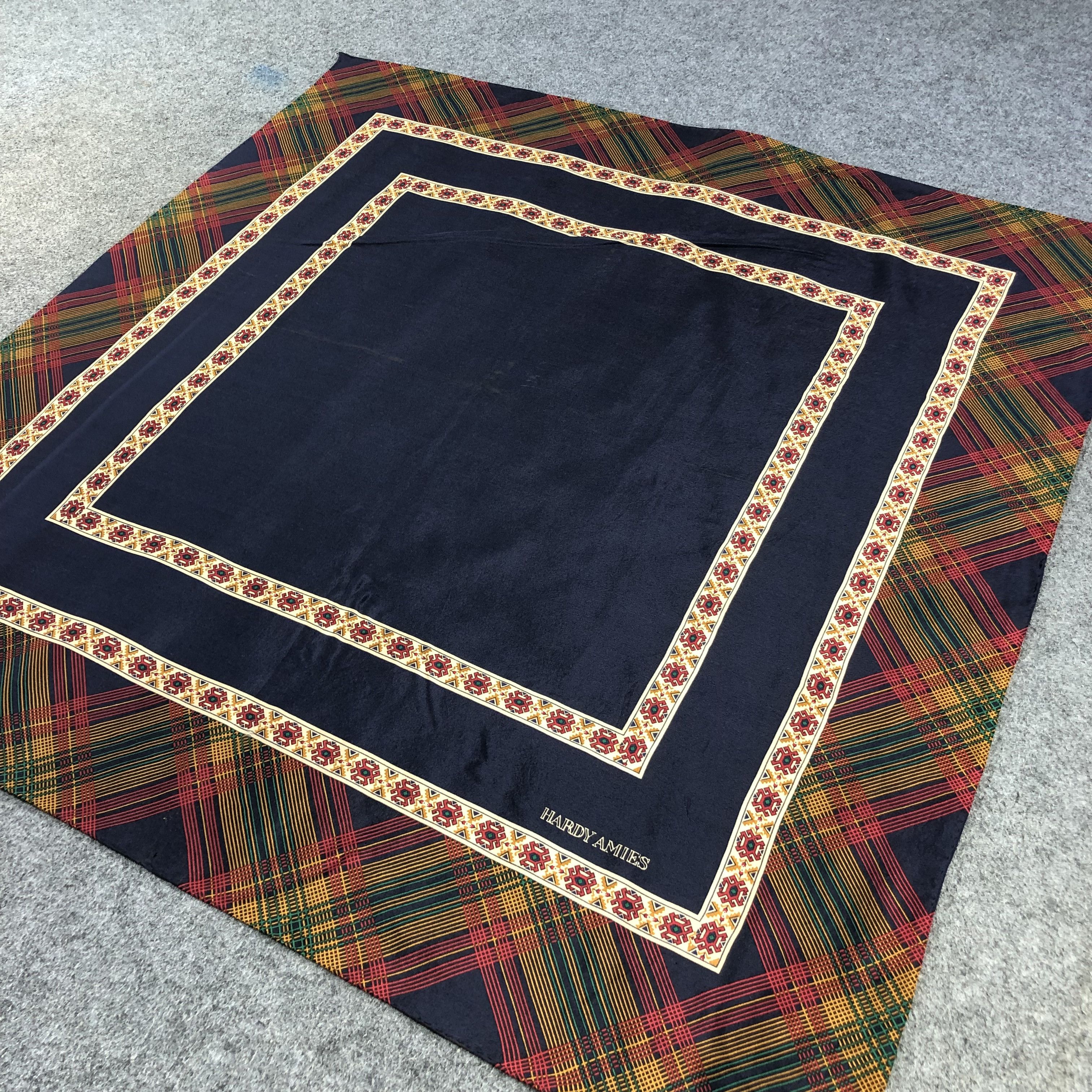 Hardy Amies Hardy Amies Silk Scarf M888 Size ONE SIZE - 2 Thumbnail