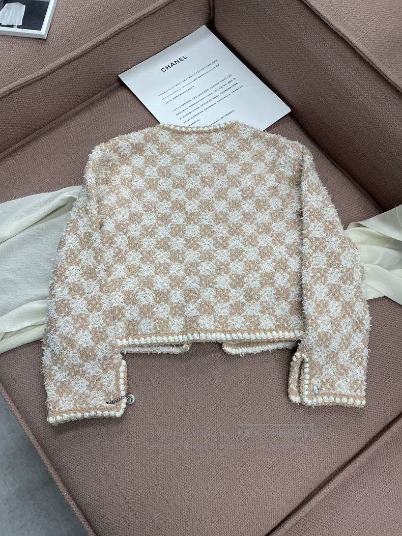 Chanel Chanel Tweed-patterned knitted jacket Size XS / US 0-2 / IT 36-38 - 3 Thumbnail
