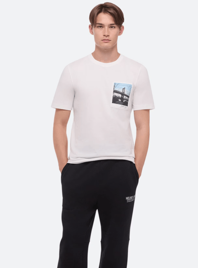 Helmut Lang BNWT AW24 HELMUT LANG POSTCARD TSHIRT M Size US M / EU 48-50 / 2 - 1 Thumbnail