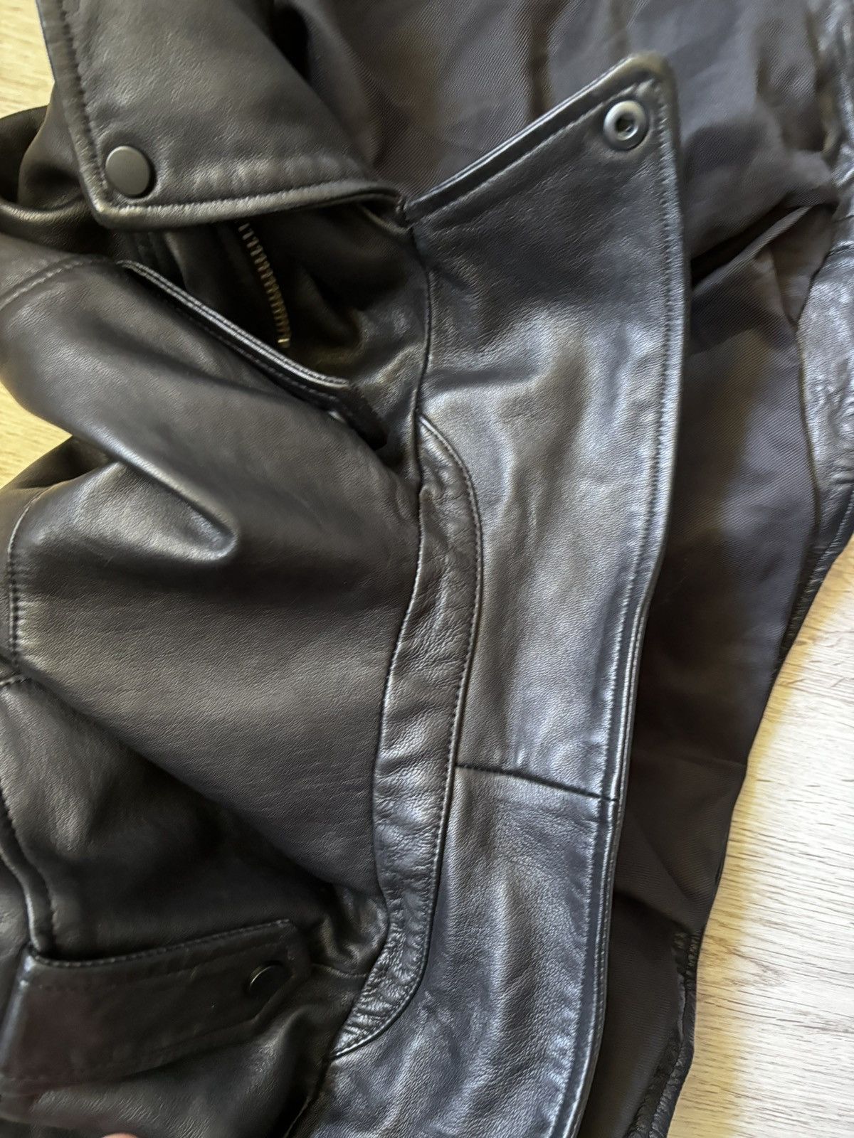 Allsaints All Saints BALFERN LEATHER BIKER JACKET Size M / US 6-8 / IT 42-44 - 24 Thumbnail