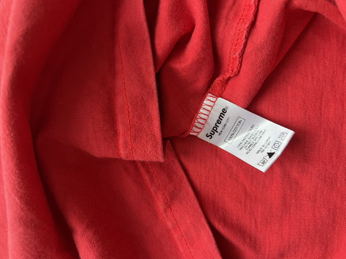 Supreme Supreme Trademark long sleeve red big logo Size US XL / EU 56 / 4 - 4 Thumbnail