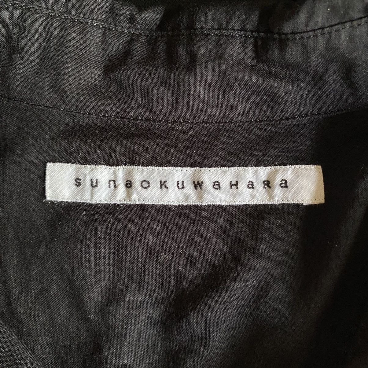 Issey Miyake × Japanese Brand Sunao kuwahara Sheer Black Long Sleeve Shirt Size M / US 6-8 / IT 42-44 - 6 Thumbnail