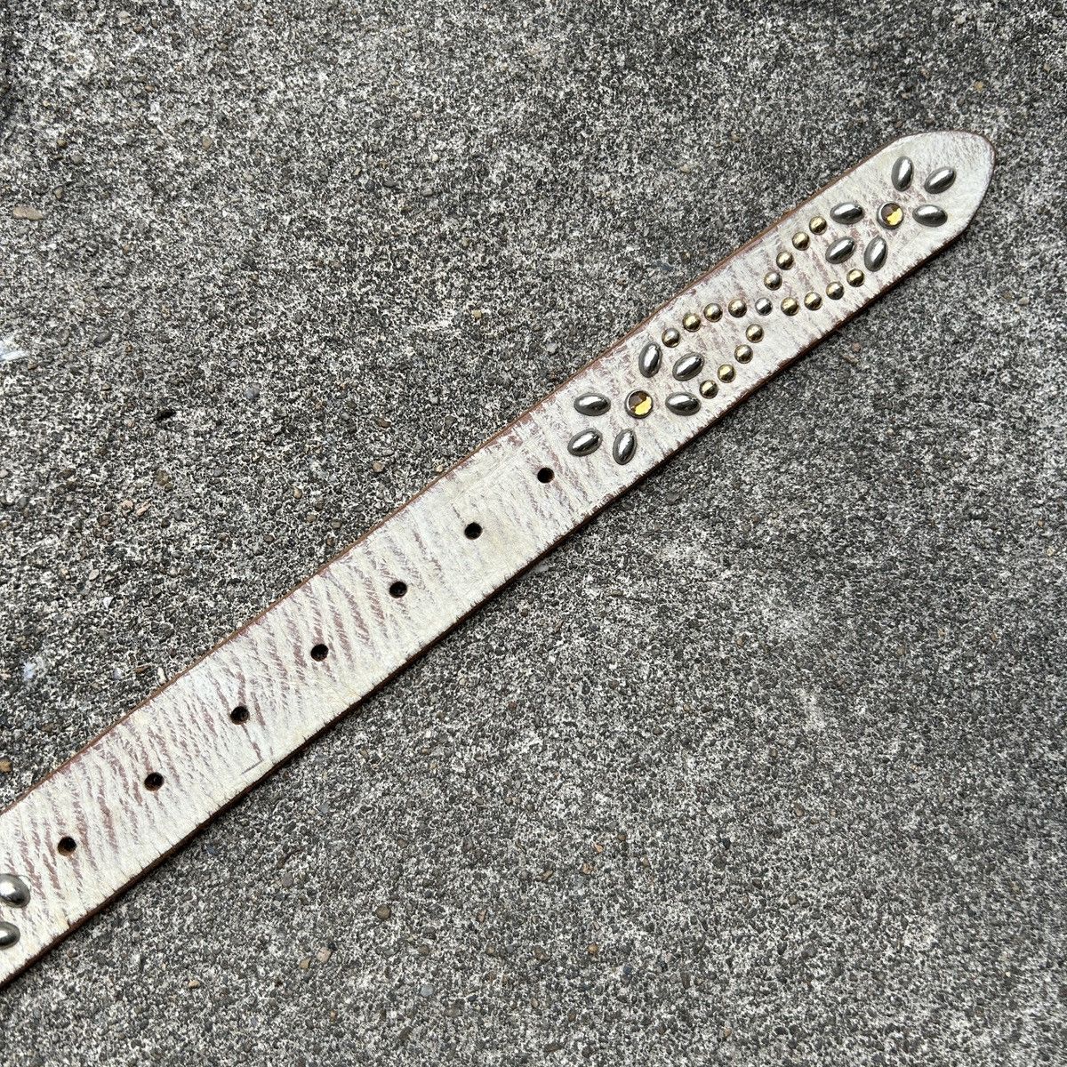Vintage Vintage studded leather belt (Kapital Style) Size ONE SIZE - 11 Thumbnail