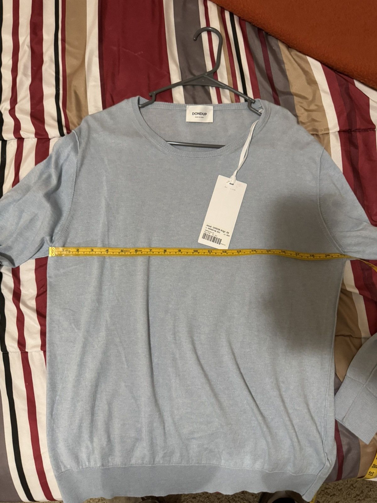 Dondup Dondup sweater in light baby blue size L Size US M / EU 48-50 / 2 - 4 Thumbnail