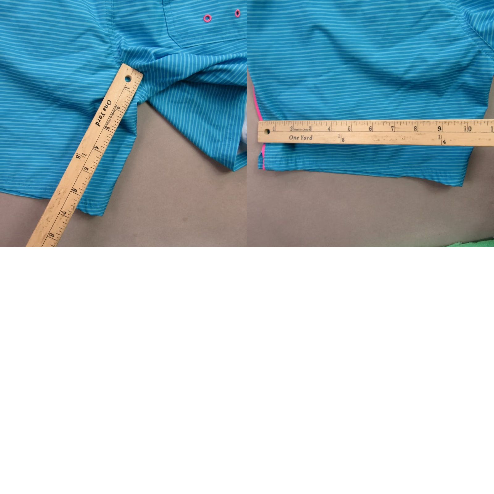 Vineyard Vines Vineyard Vines Shorts Mens XS Board Shorts Swimwear Lightweight Swim Blue Pattern: Striped Size US 27 - 8 Thumbnail