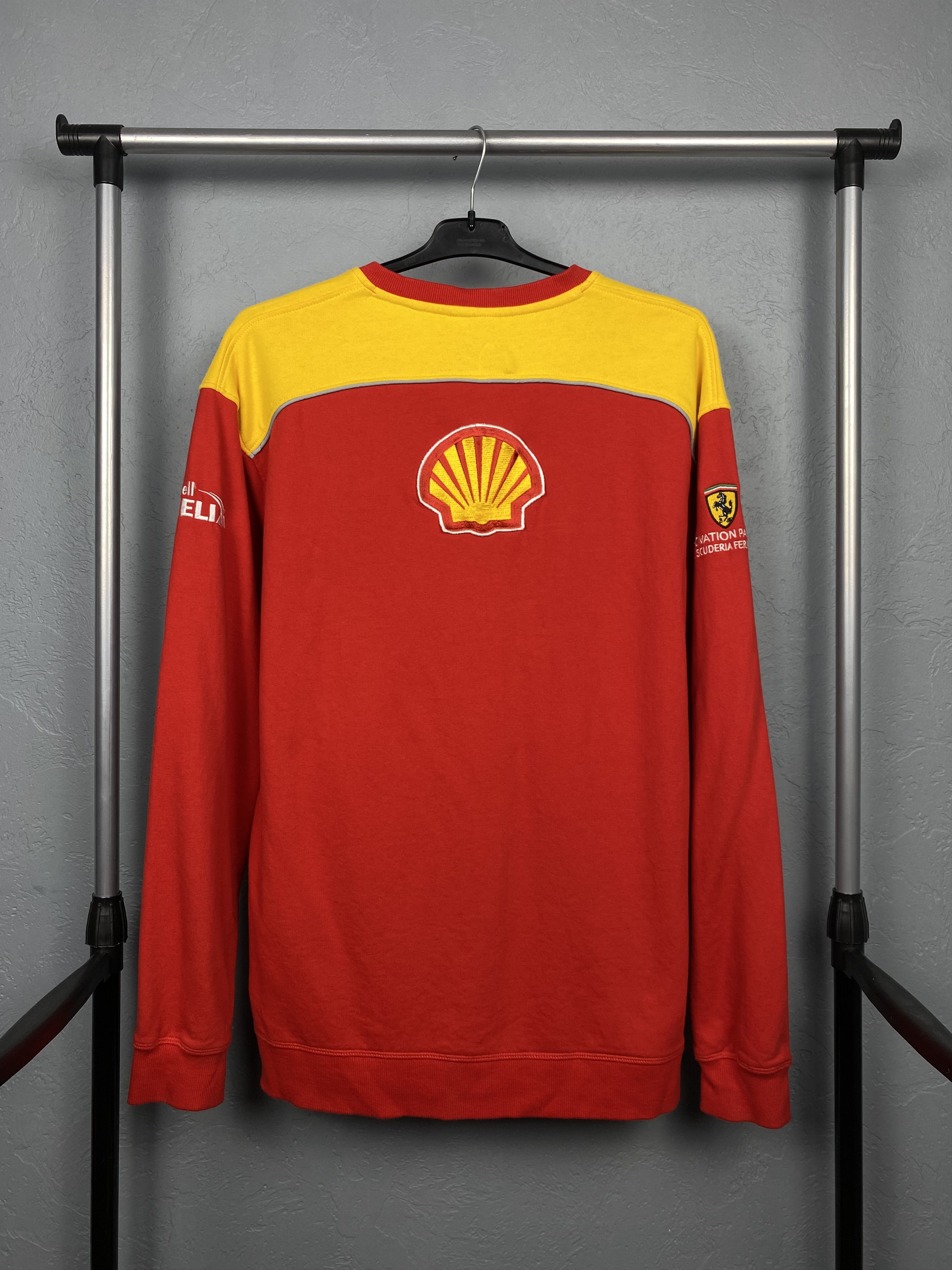 Ferrari Ferrari Racing Team Shell Vintage Sweatshirt Y2K Size US L / EU 52-54 / 3 - 10 Thumbnail