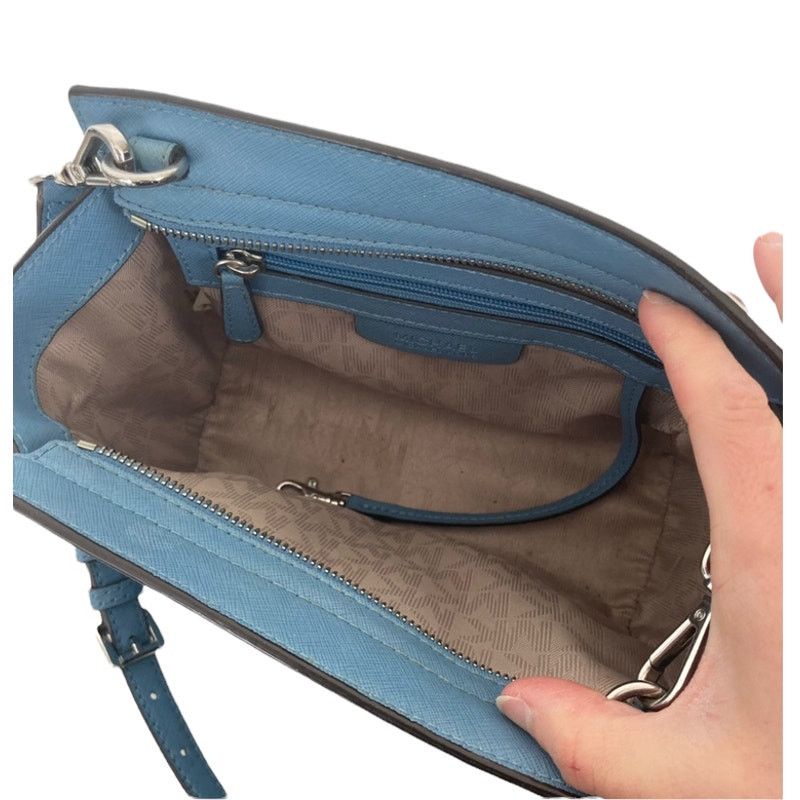 Michael Kors Michael Kors Light Blue Studded Crossbody Bag Size ONE SIZE - 7 Thumbnail