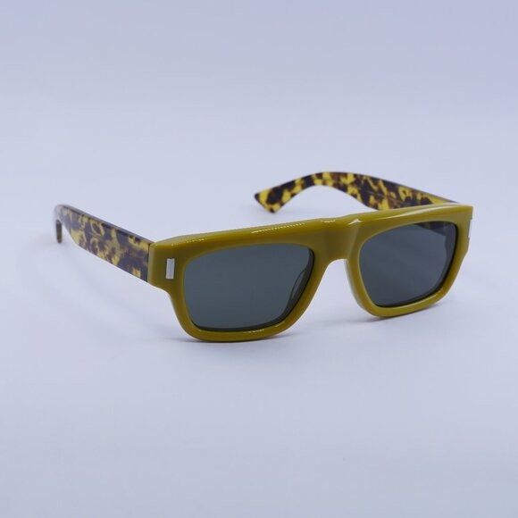 Saint Laurent Paris Saint Laurent SL762 004 Sunglasses Ochra/Havana Square Frame Size ONE SIZE - 1 Thumbnail