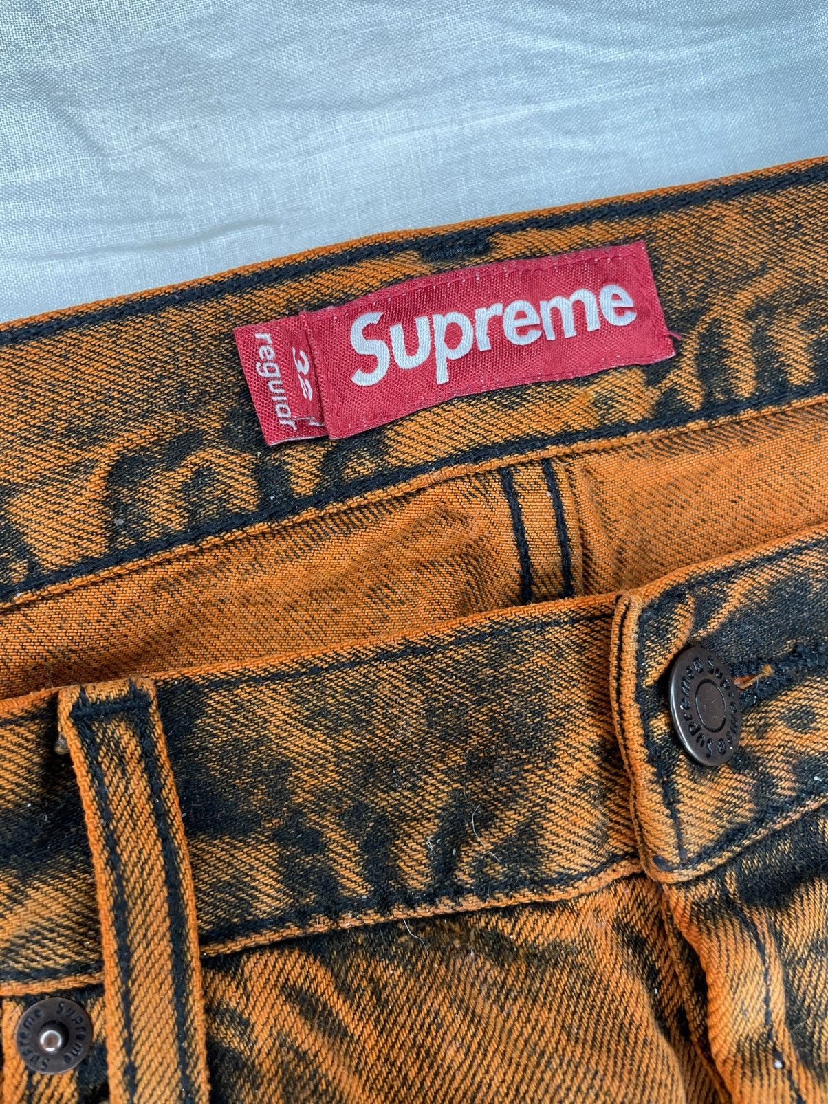 Supreme Supreme regular jean FW25 Size US 32 / EU 48 - 4 Thumbnail