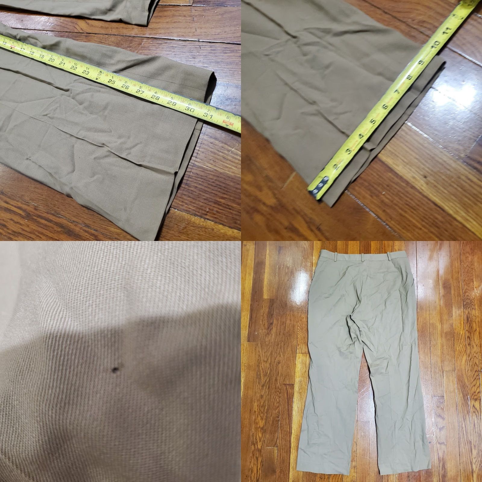 Ralph Lauren VINTAGE Ralph Lauren Wool Dress Pants Womens Size 14 Brown Wide-Leg Regular Chair? Size 36" / US 14 / IT 50 - 9 Thumbnail