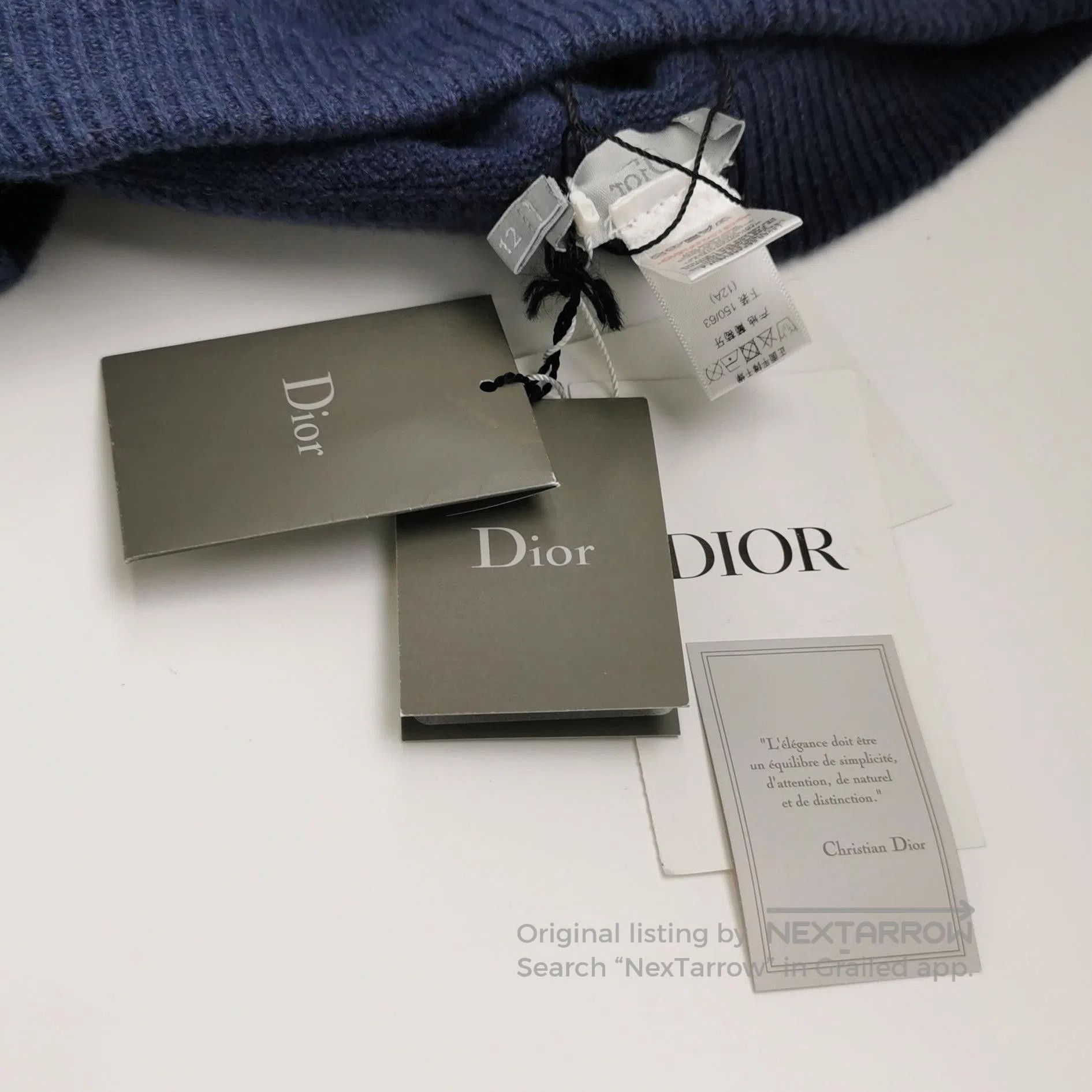 Celine Dior S Size Logo Stripe Navy Pants. Size US 26 / EU 42 - 1 Thumbnail