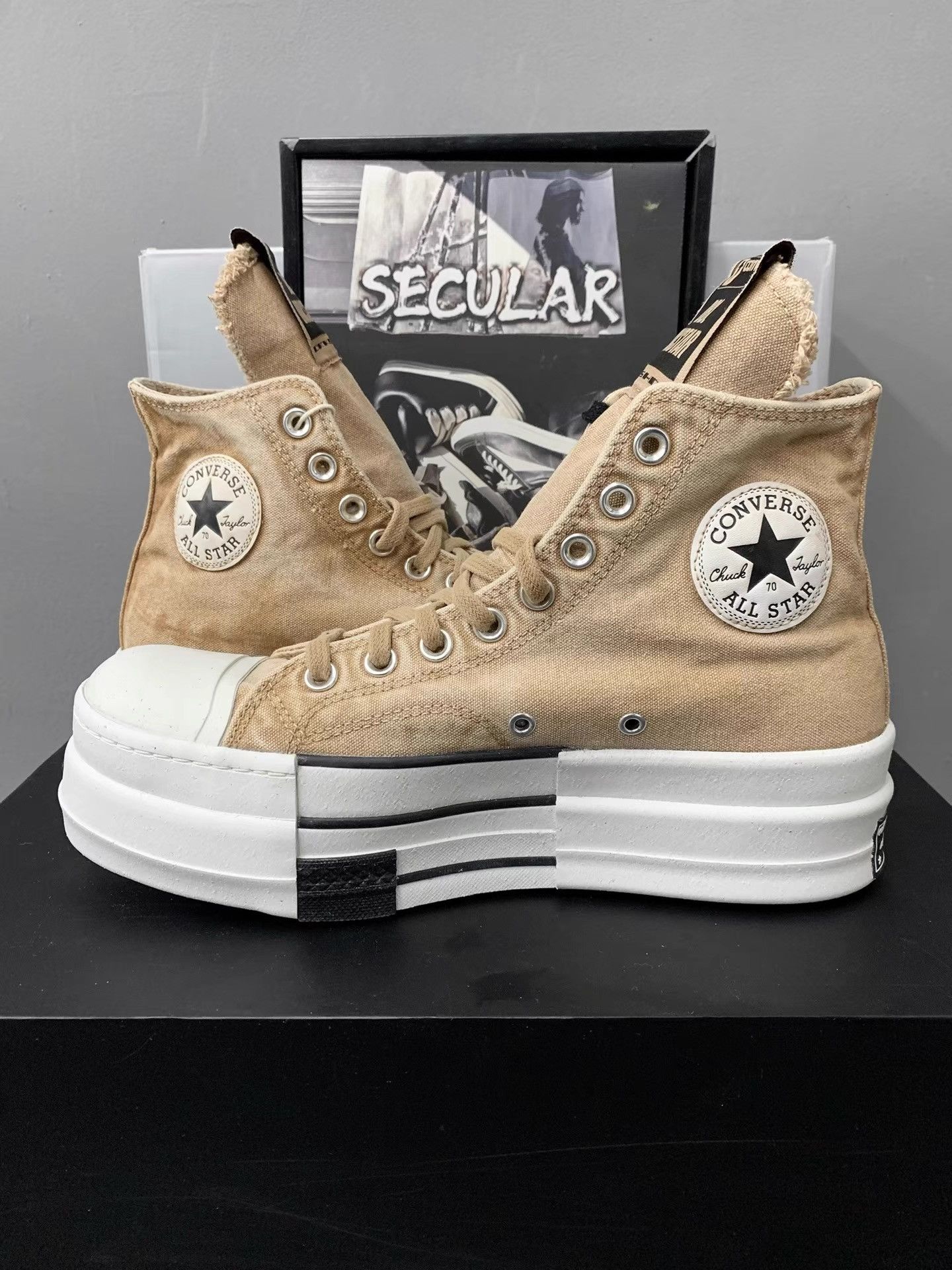 Rick Owens Rick Owens Converse Co-branded Thick Sole Converse K34 Size US 7 / EU 40 - 6 Thumbnail