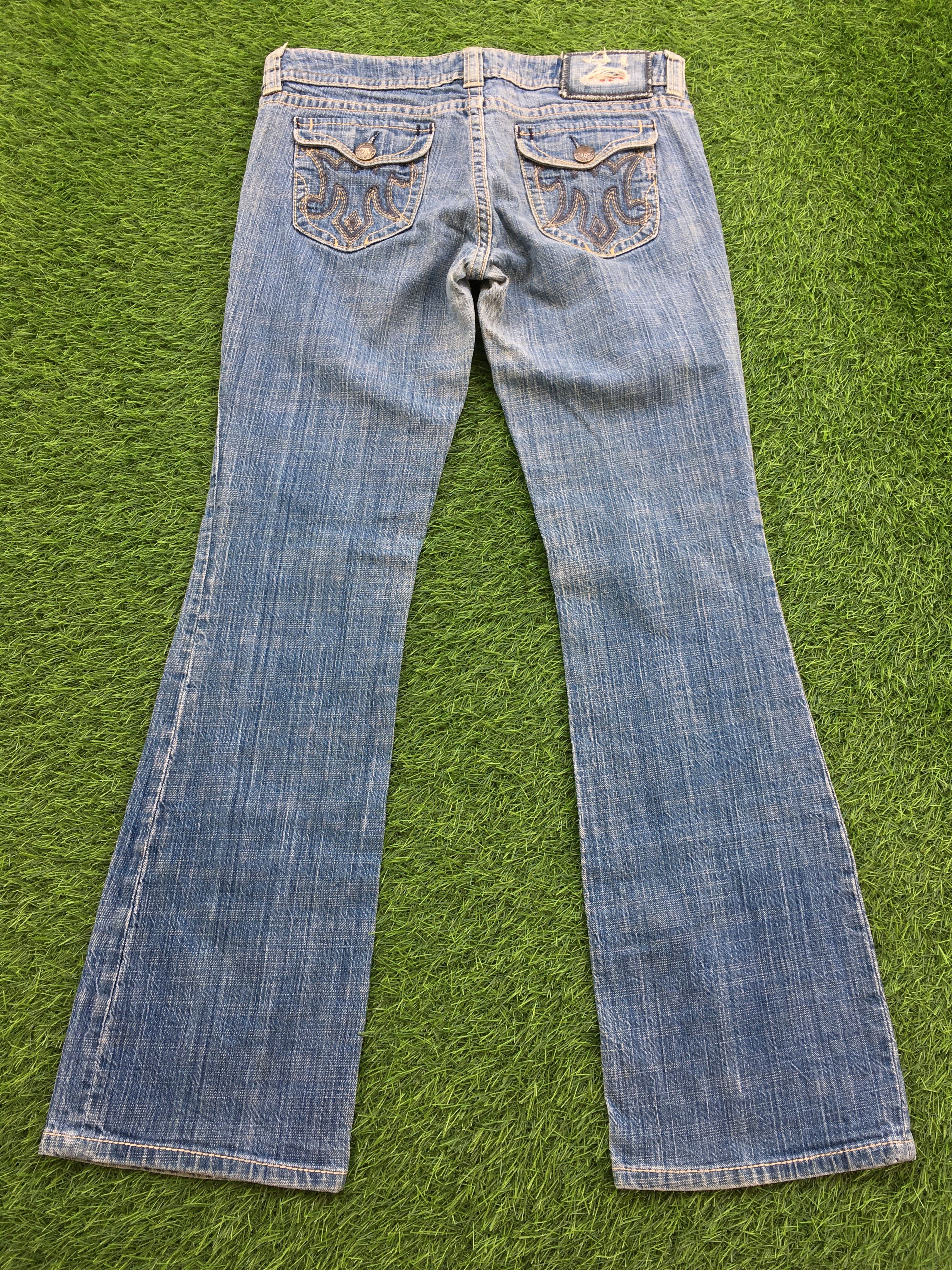 Japanese Brand Chicago Bootcut Jeans D-1006 Size 31" - 2 Thumbnail