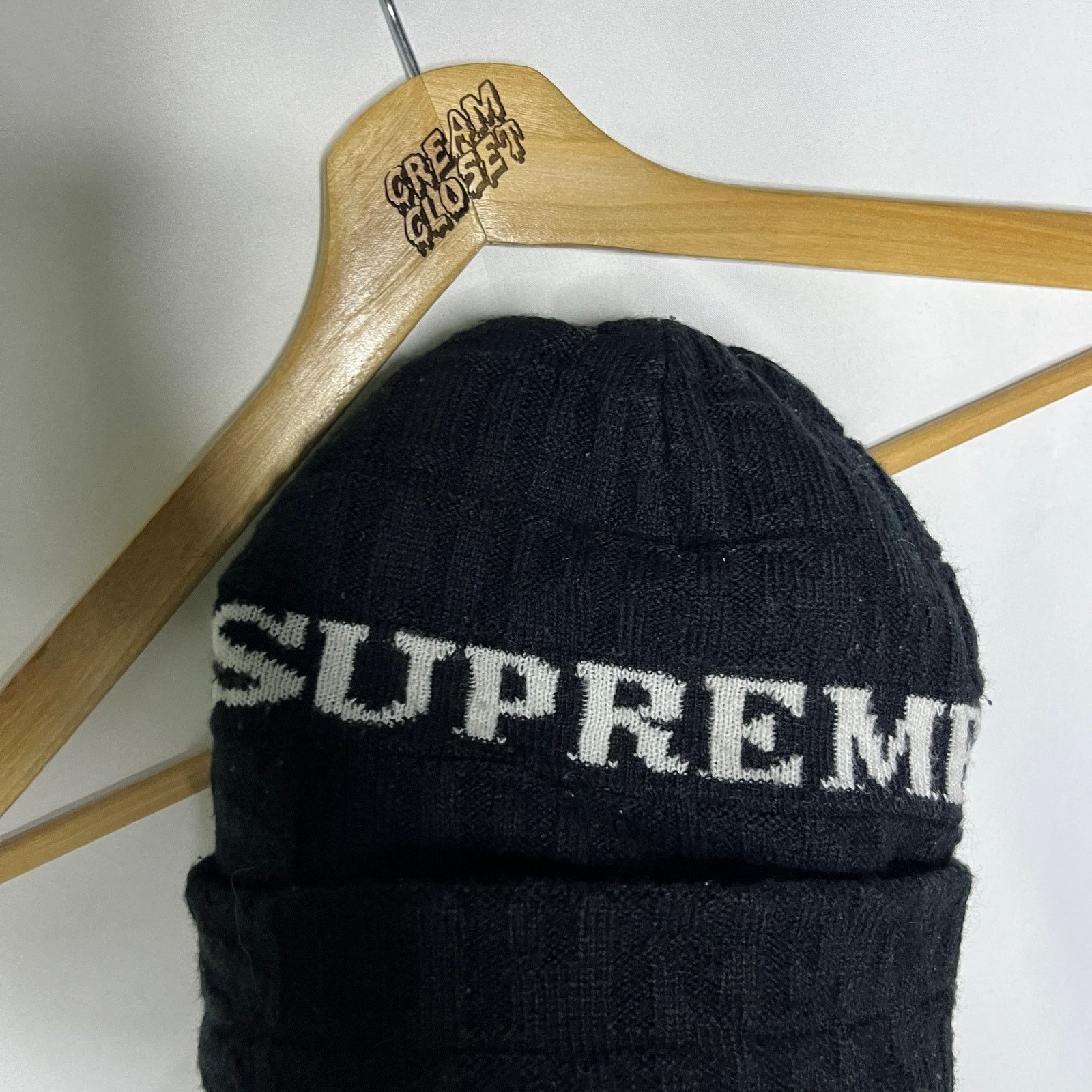 Kangol × Supreme Supreme Kangol Furgora Script Beanie Black fur